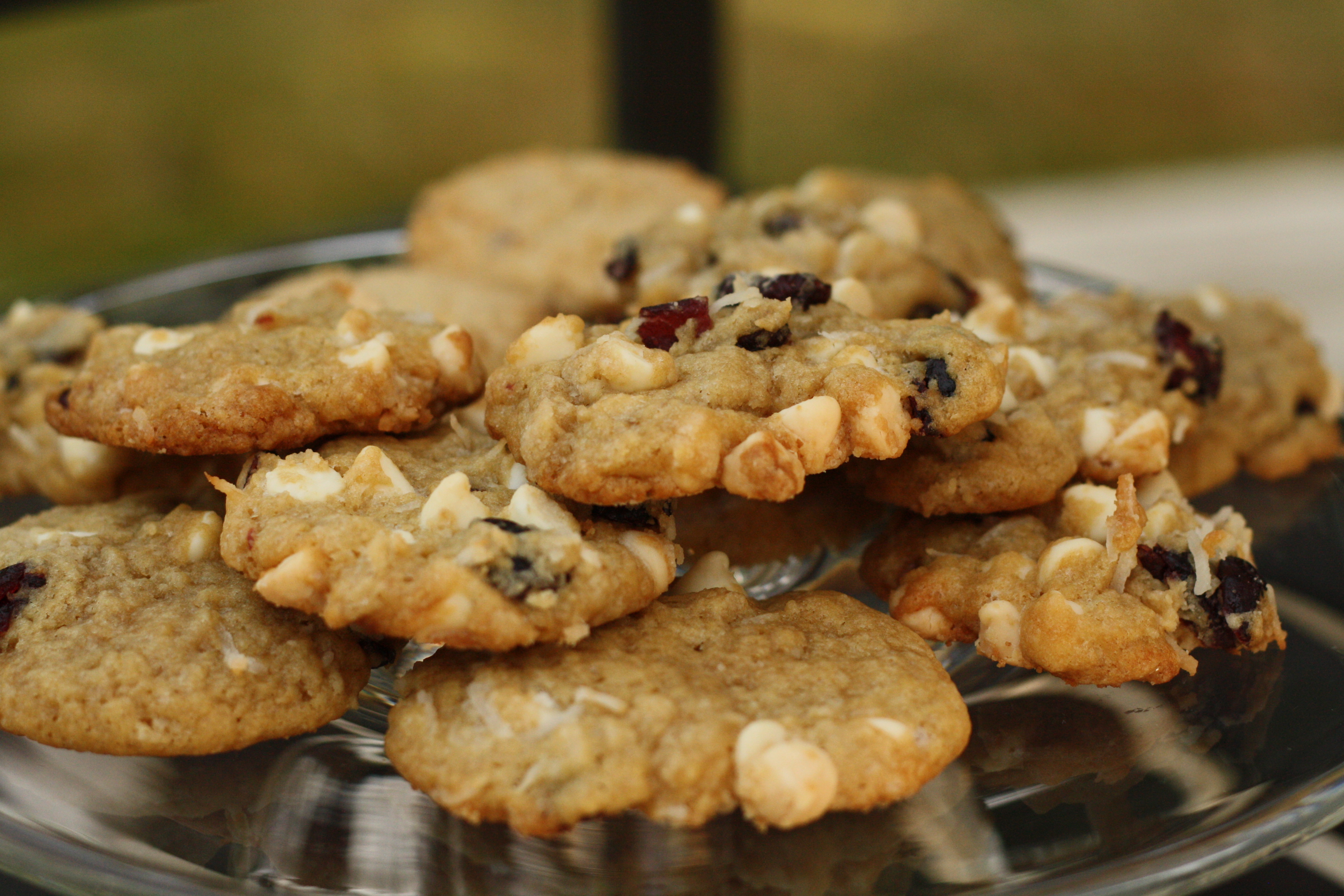 White Chocolate & Cranberry Cookies
