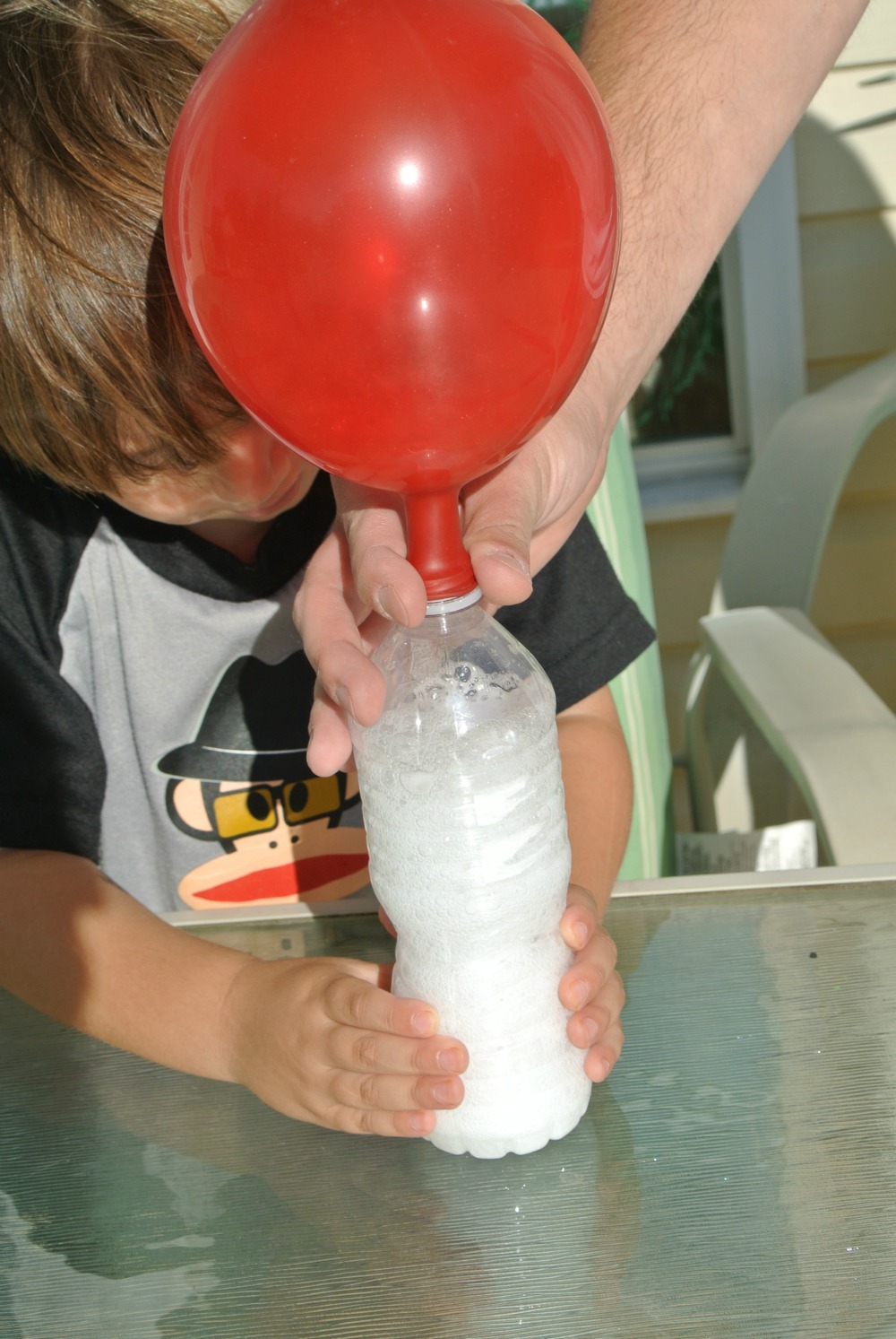 Hands-Free Inflating Balloons