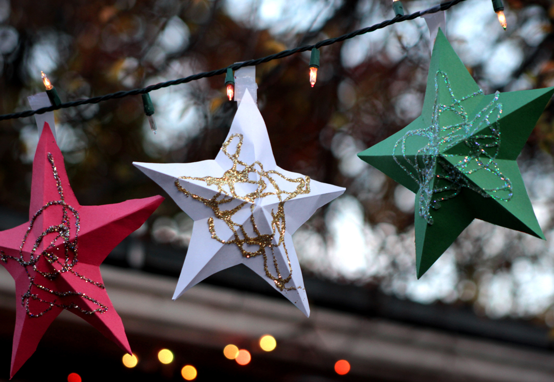 Folded Paper Stars