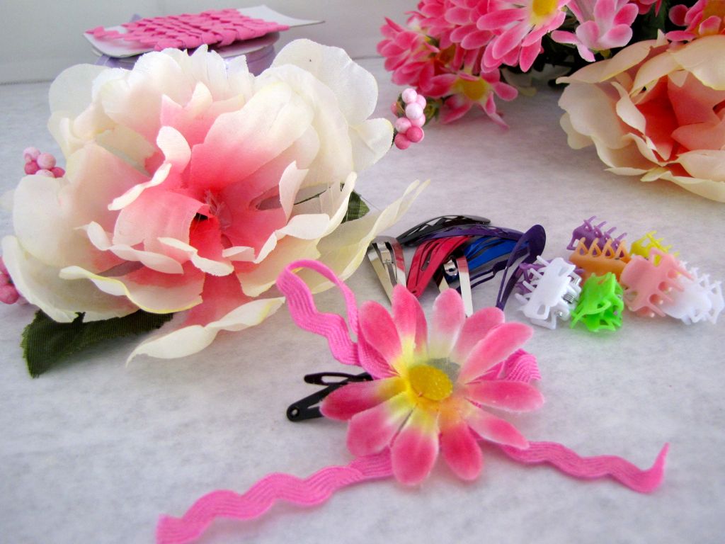 Flower Hair Clips