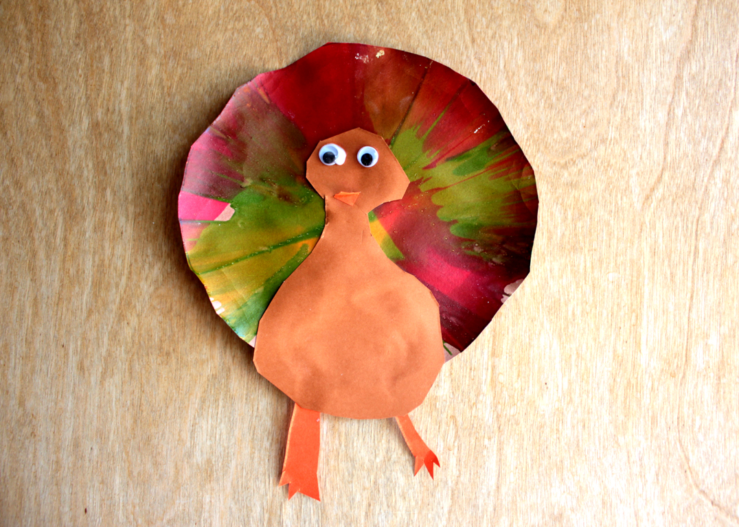 Spin Art Turkey