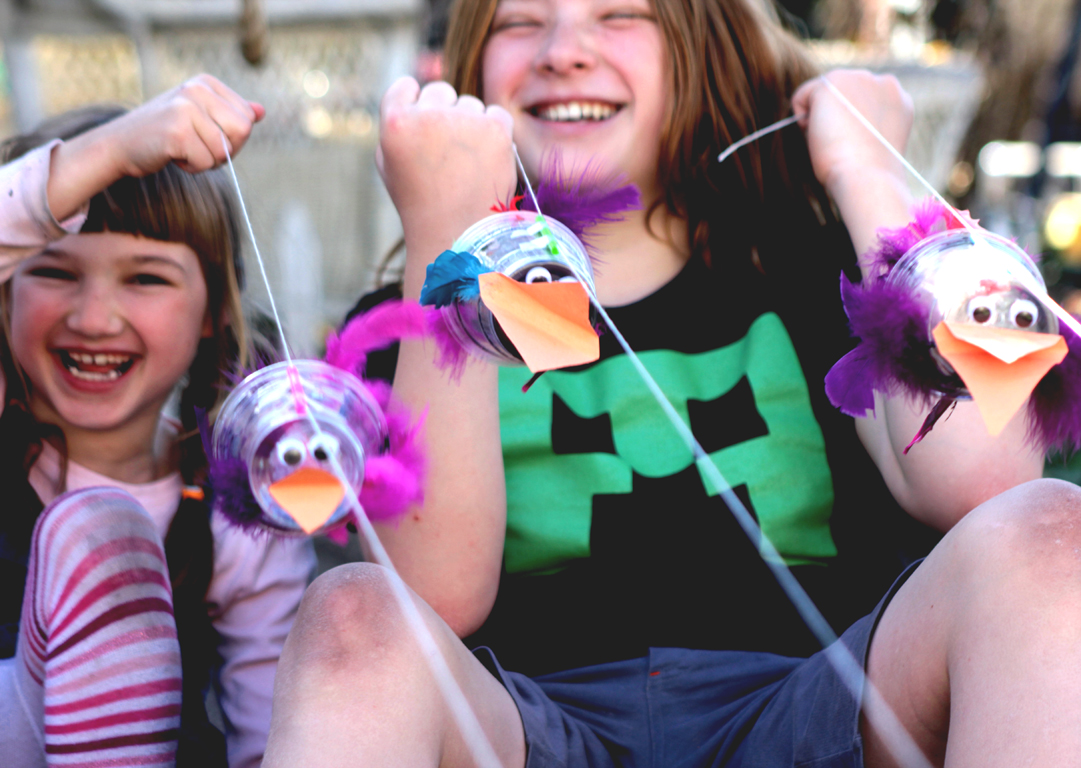 Bird Puppets for Races
