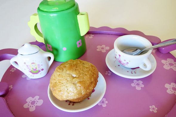 Peaches and Cream Mini Muffins