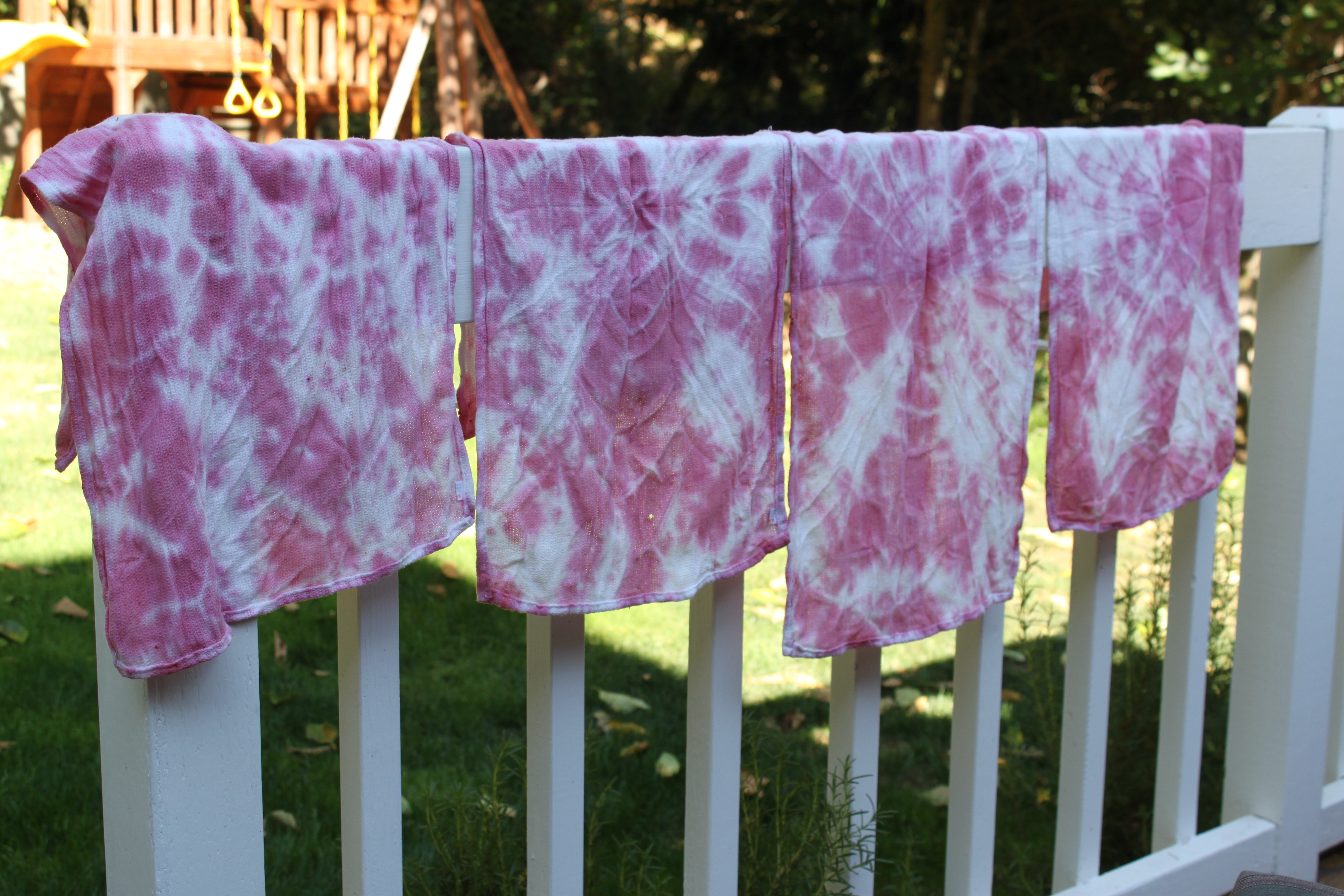 Cranberry Tie-Dye Napkins