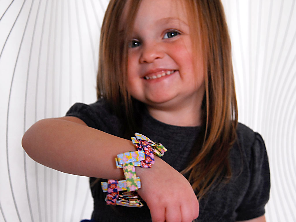 Origami Paper Bracelet