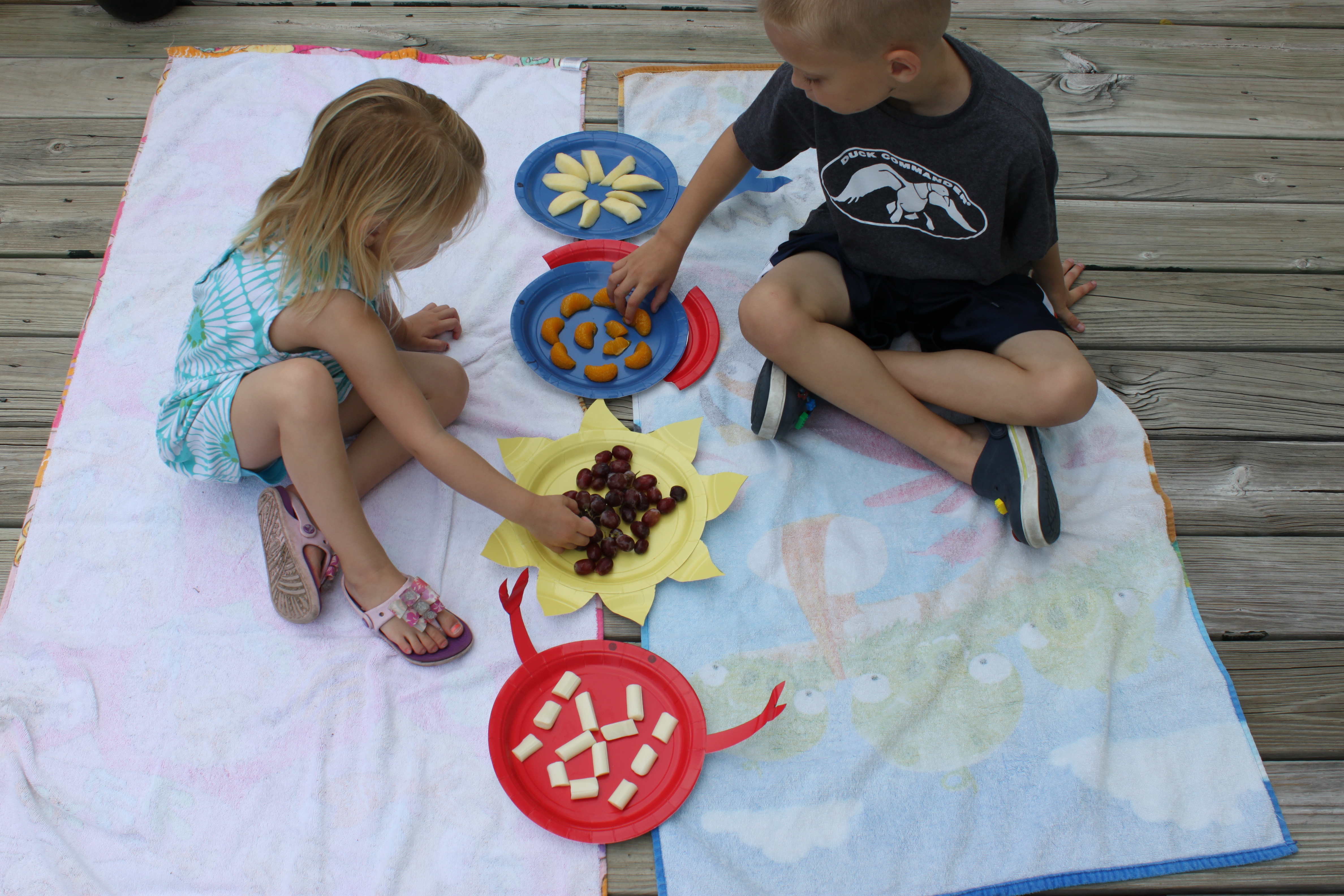 DIY Animal Picnic Plates