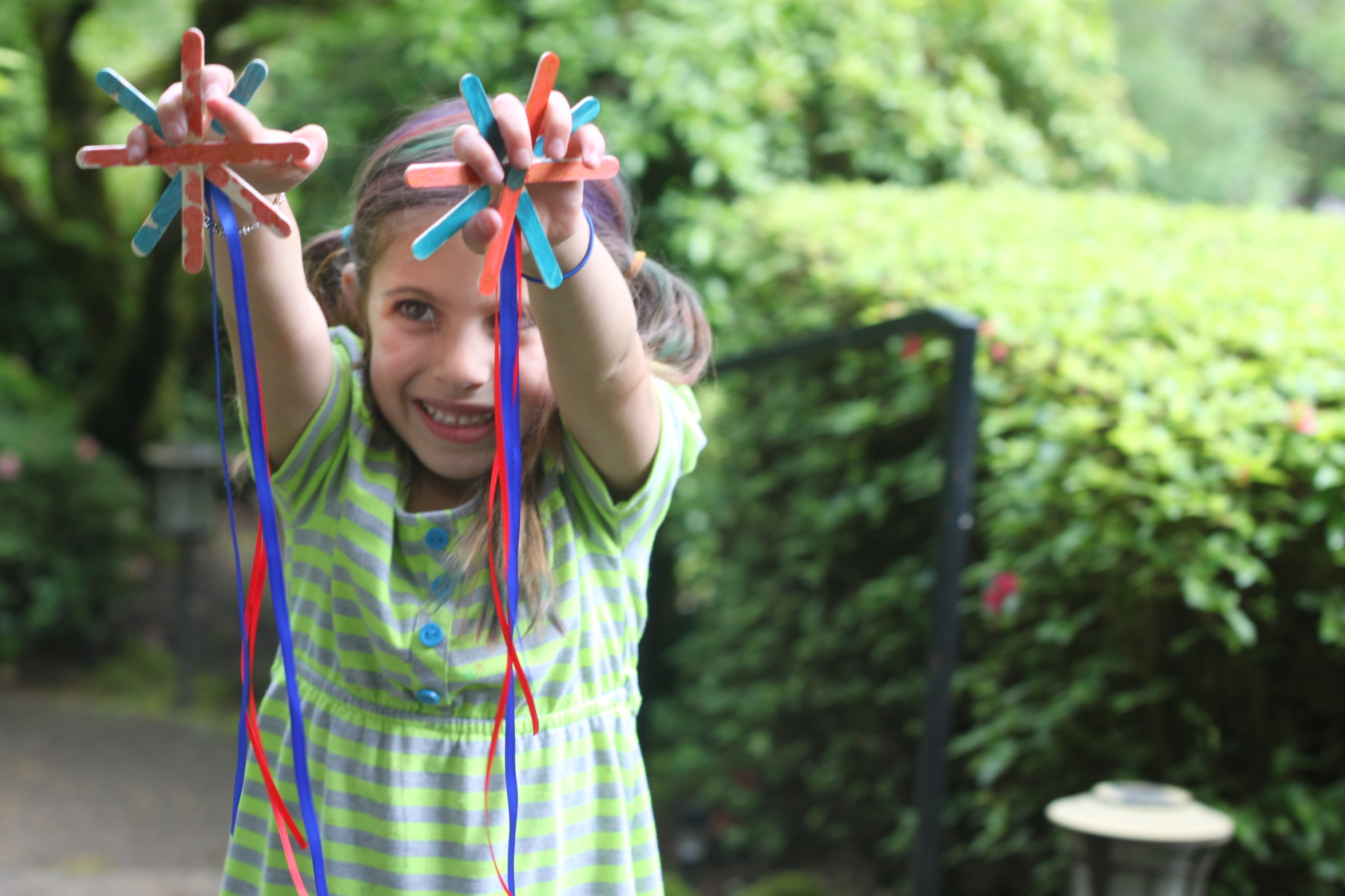 Popsicle Stick Fireworks