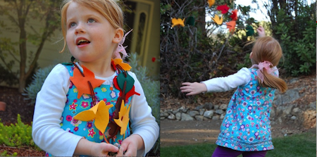 Felt Leaf Garland