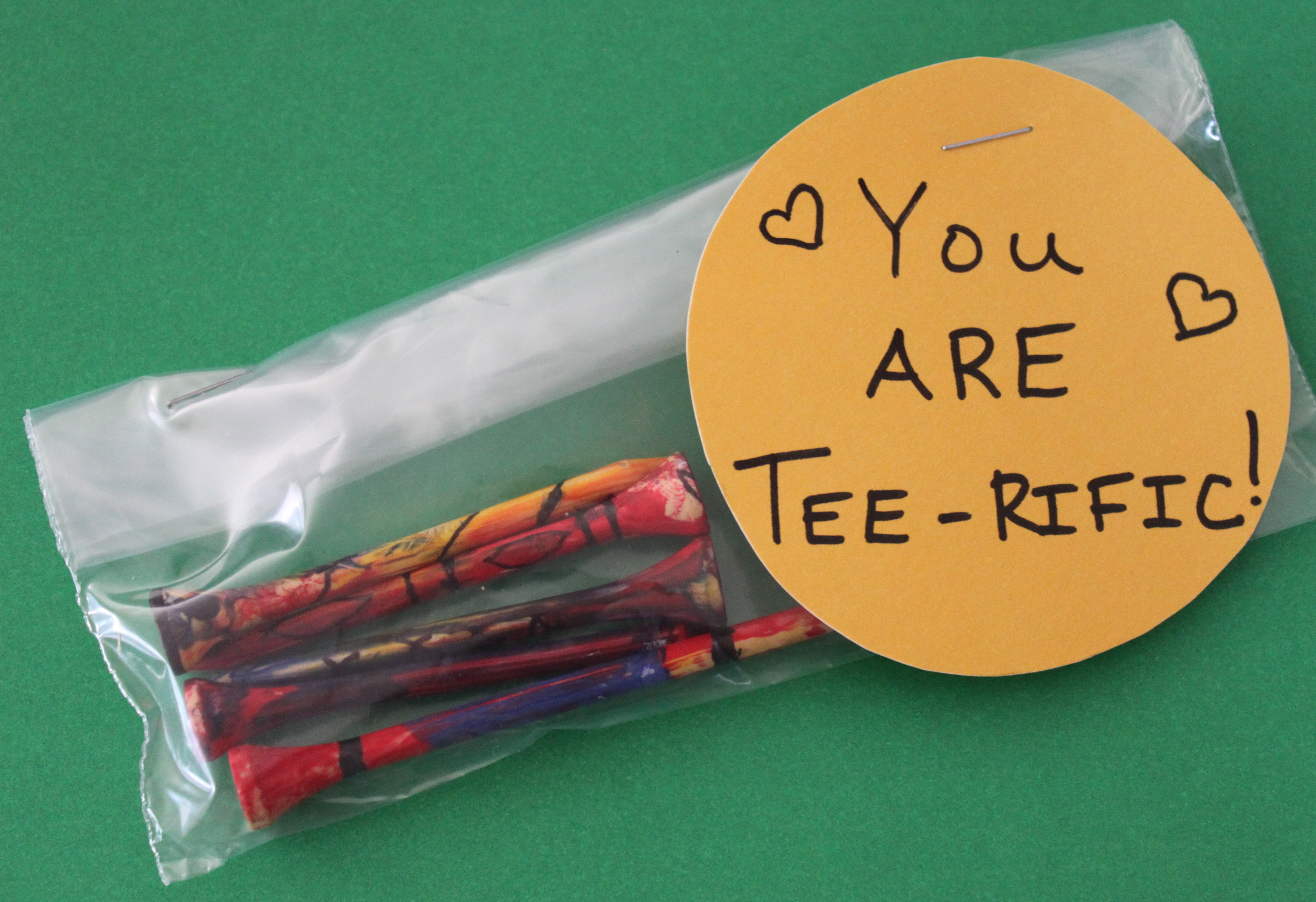 TEE-rific Painted Golf Tees