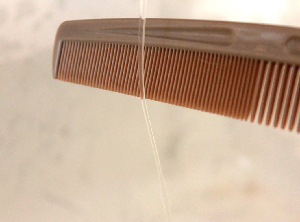 Comb + Hair = Bending Water!