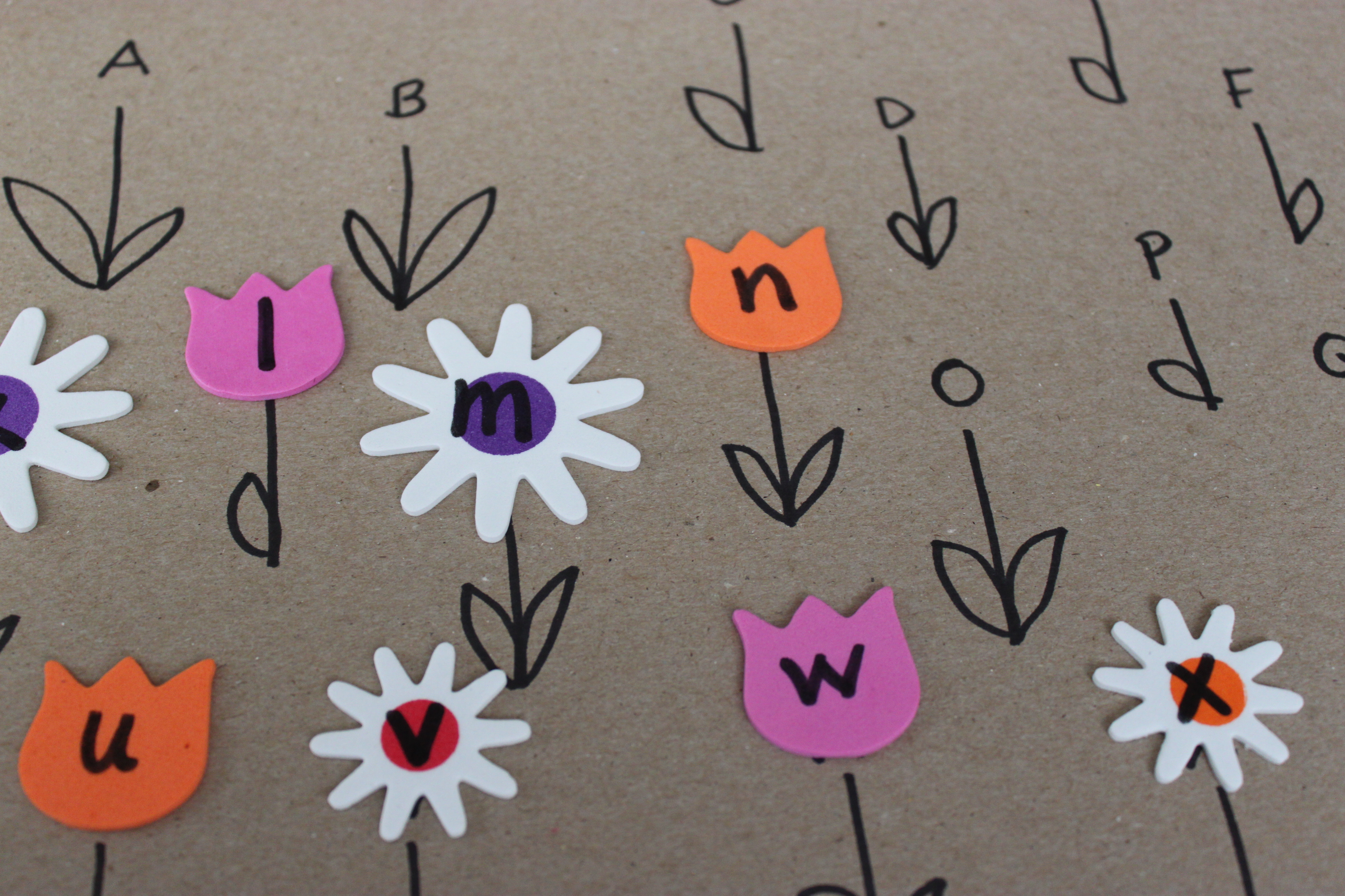 Alphabet Flower Garden