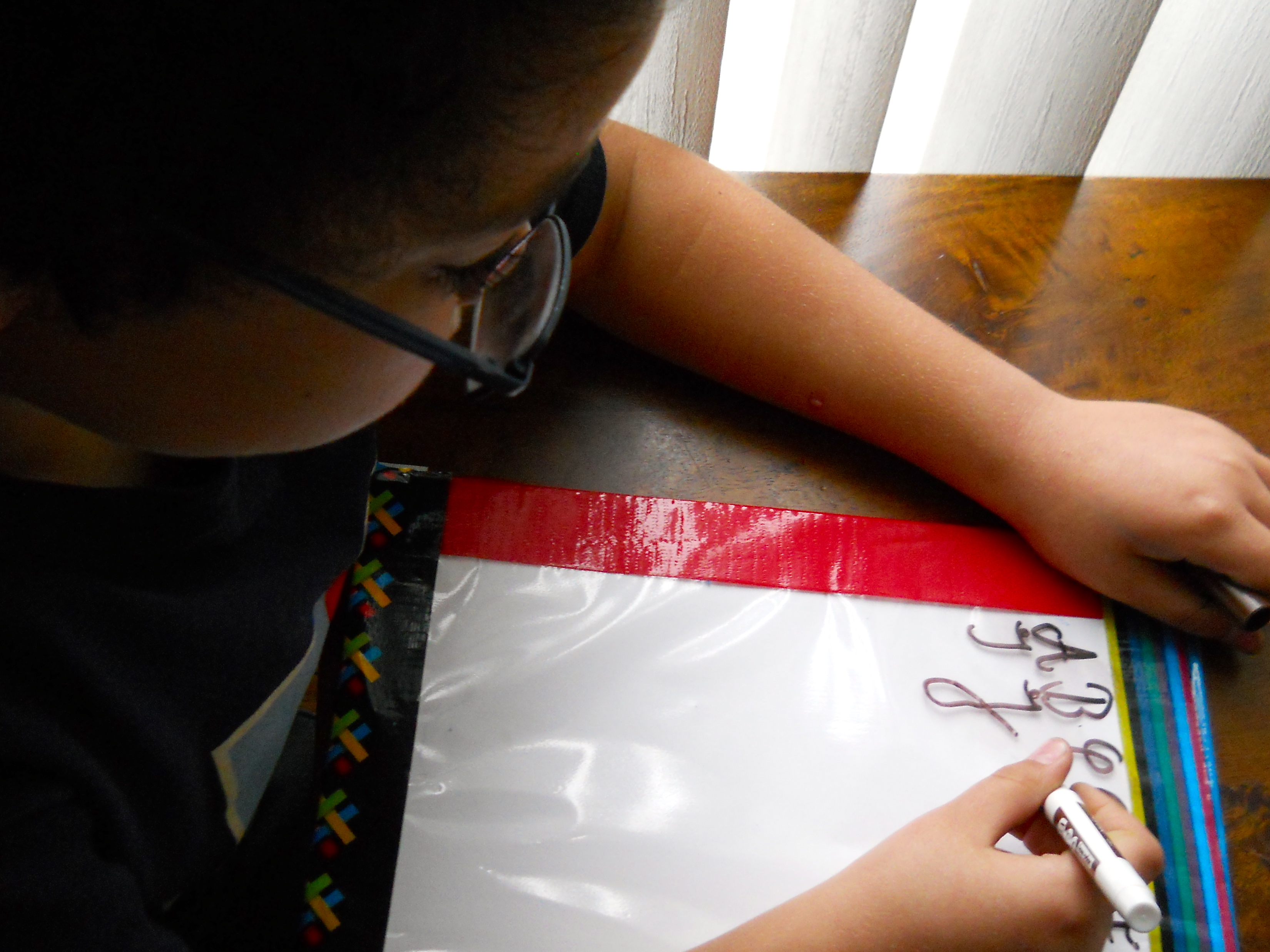 Duct Tape Dry Erase Board