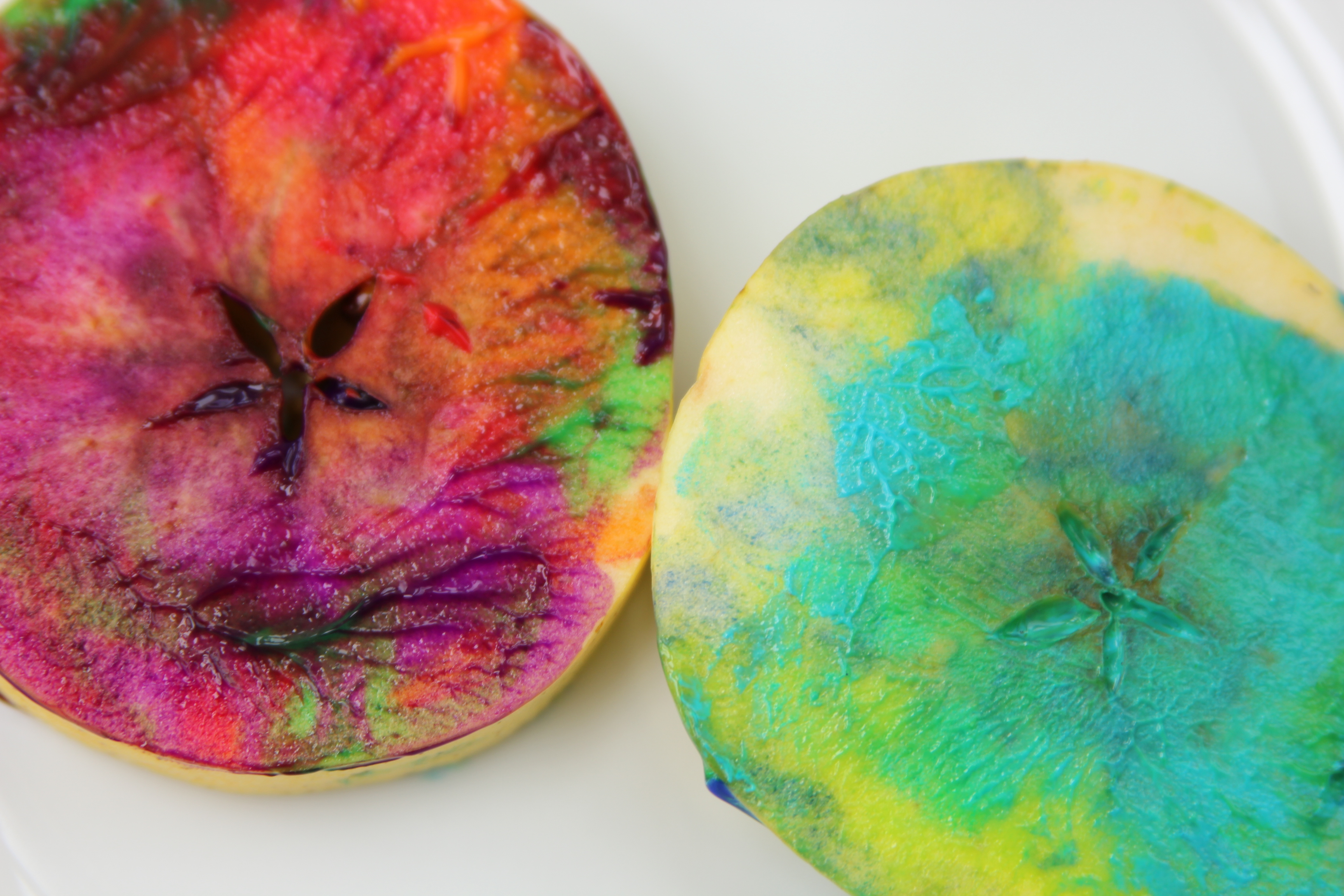 Stained Glass Apple Printing