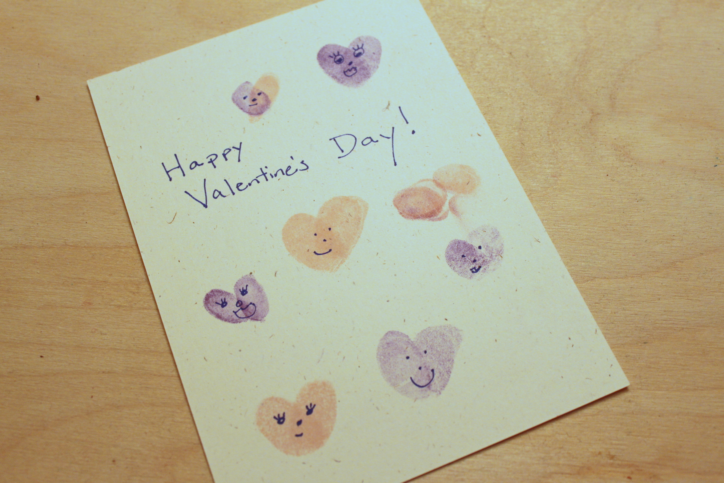 Finger Print Heart Stamp Cards