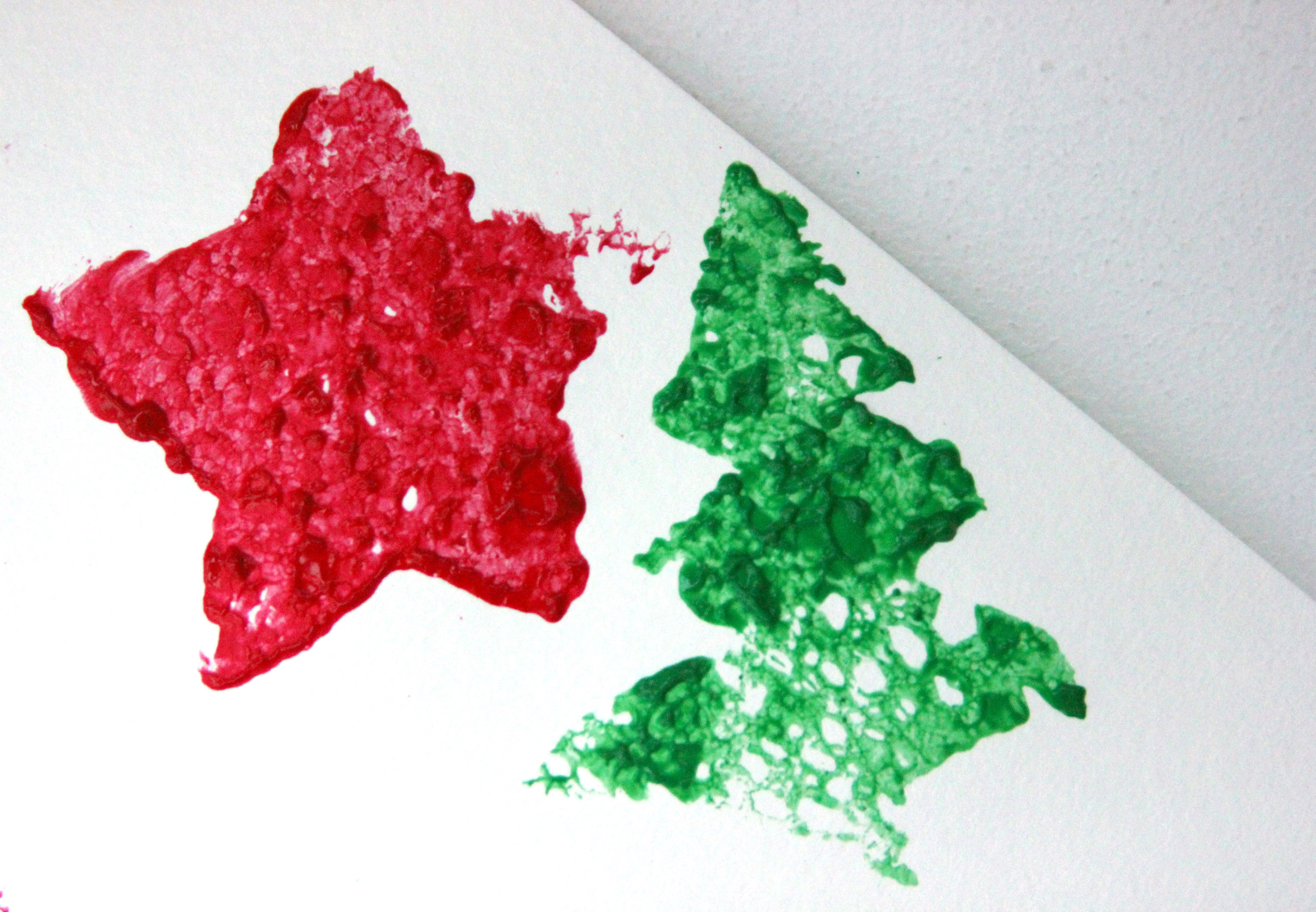 Christmas Sponge Stamp Blocks