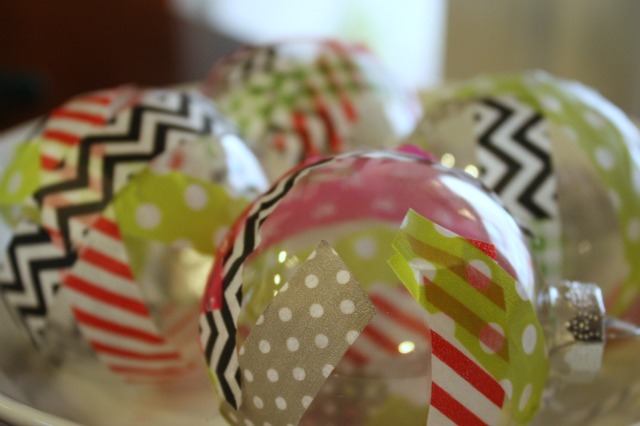 Washi Tape Ornaments
