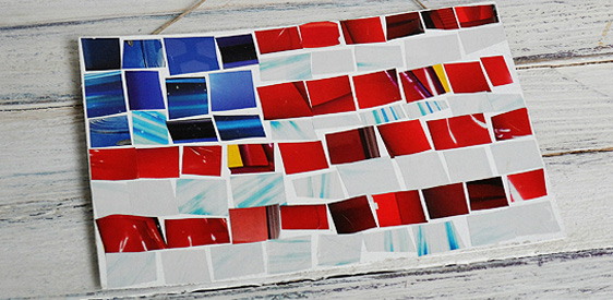 Magazine Mosaic Flag