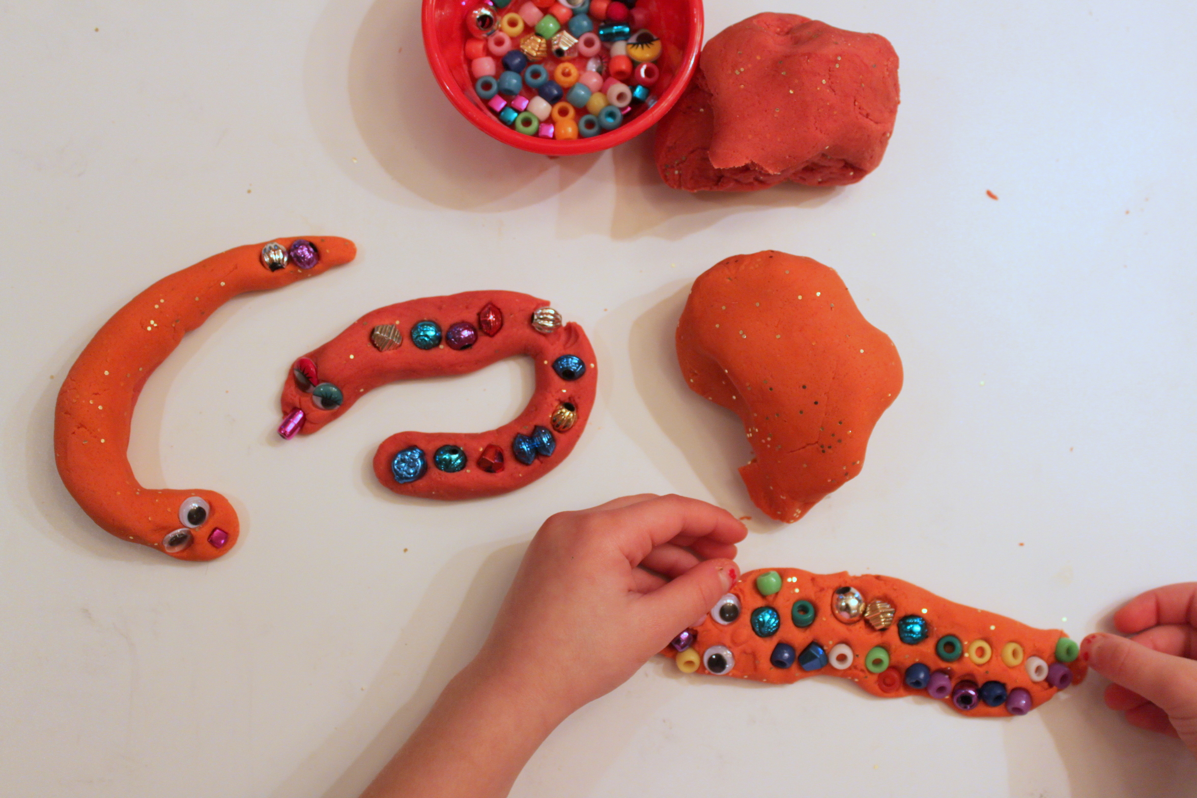 Play Dough Snakes
