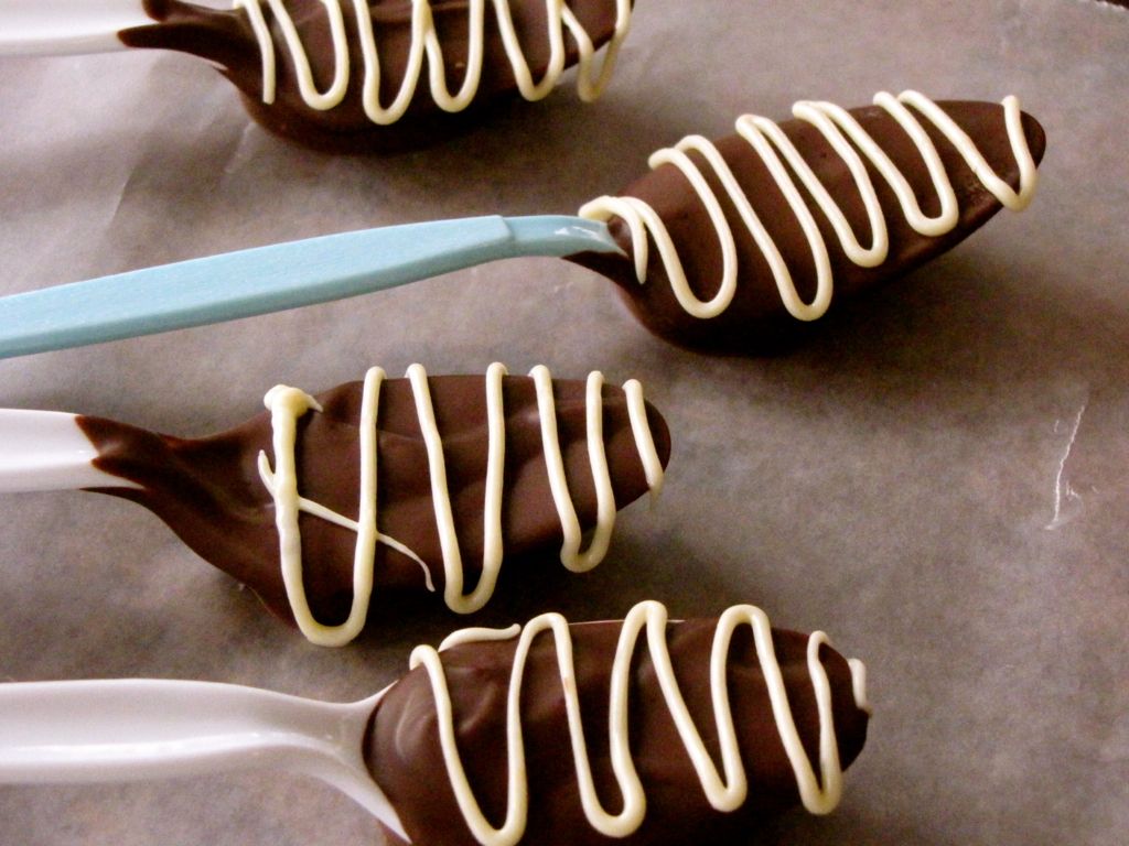 Chocolate Dipping Spoons