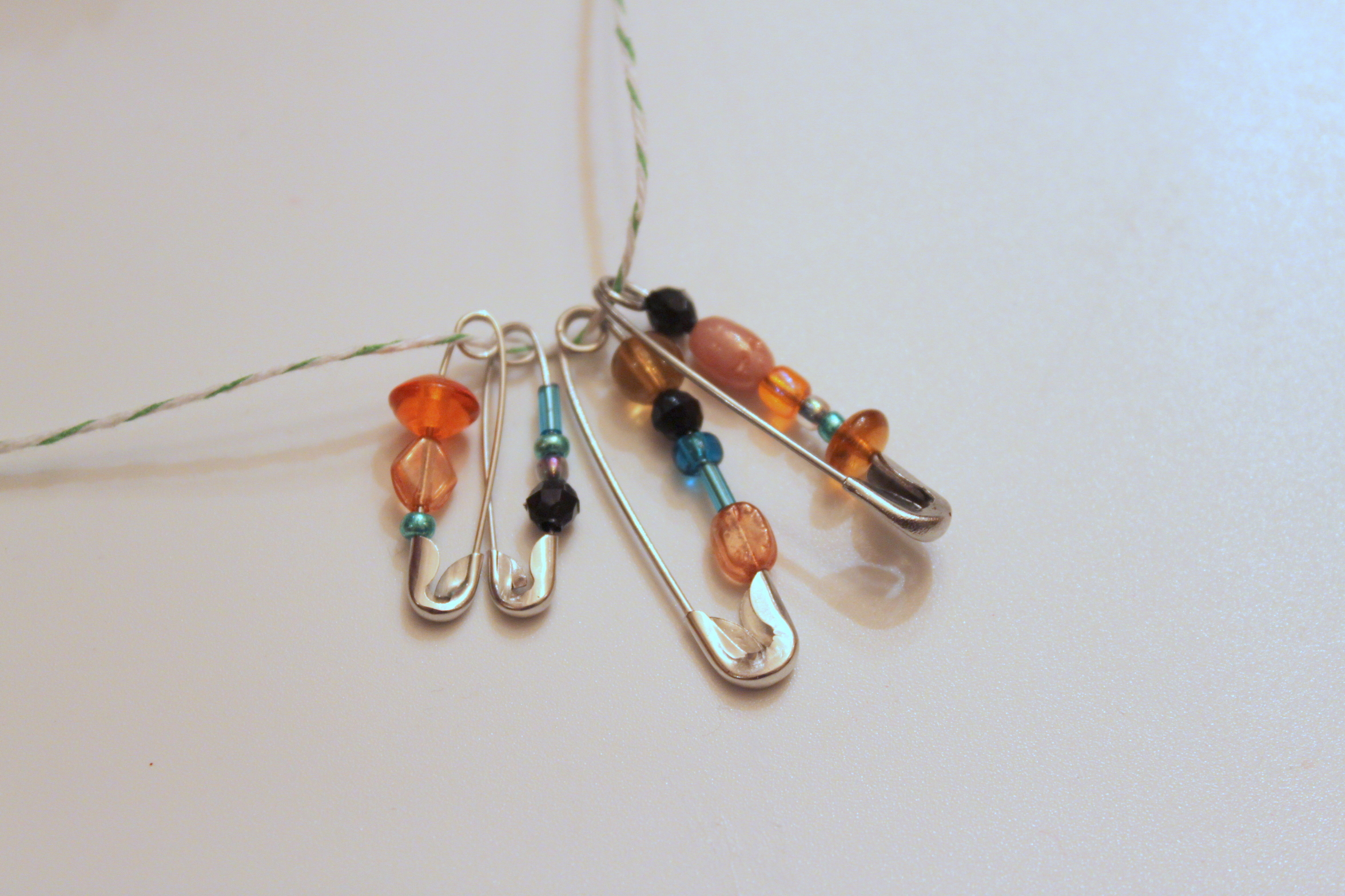 Safety Pin Charms