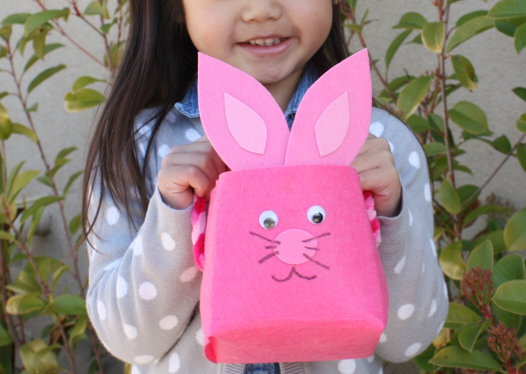 No-Sew Bunny Basket