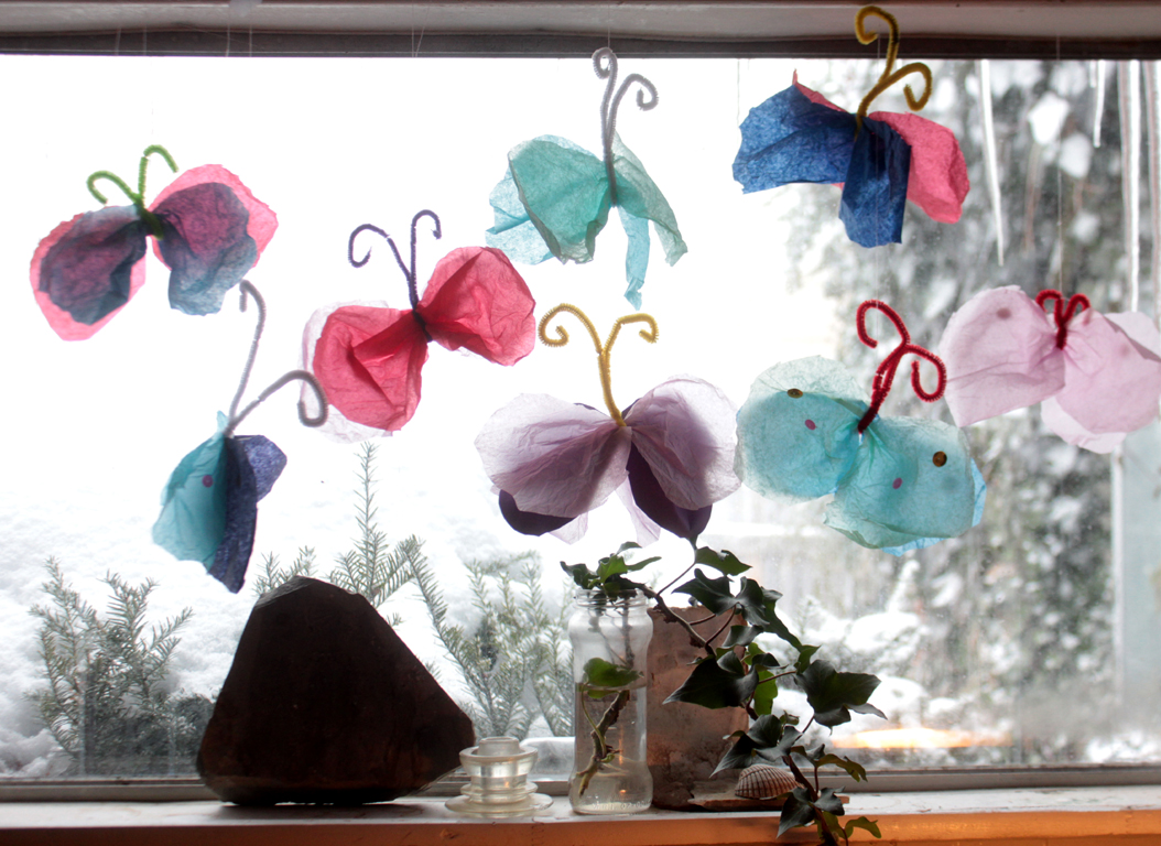 Tissue Paper Butterflies