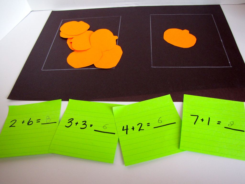 Paper Pumpkin Math