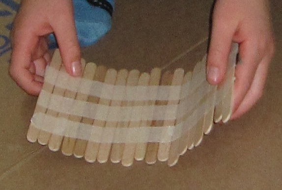 Popsicle Sticks & Masking Tape