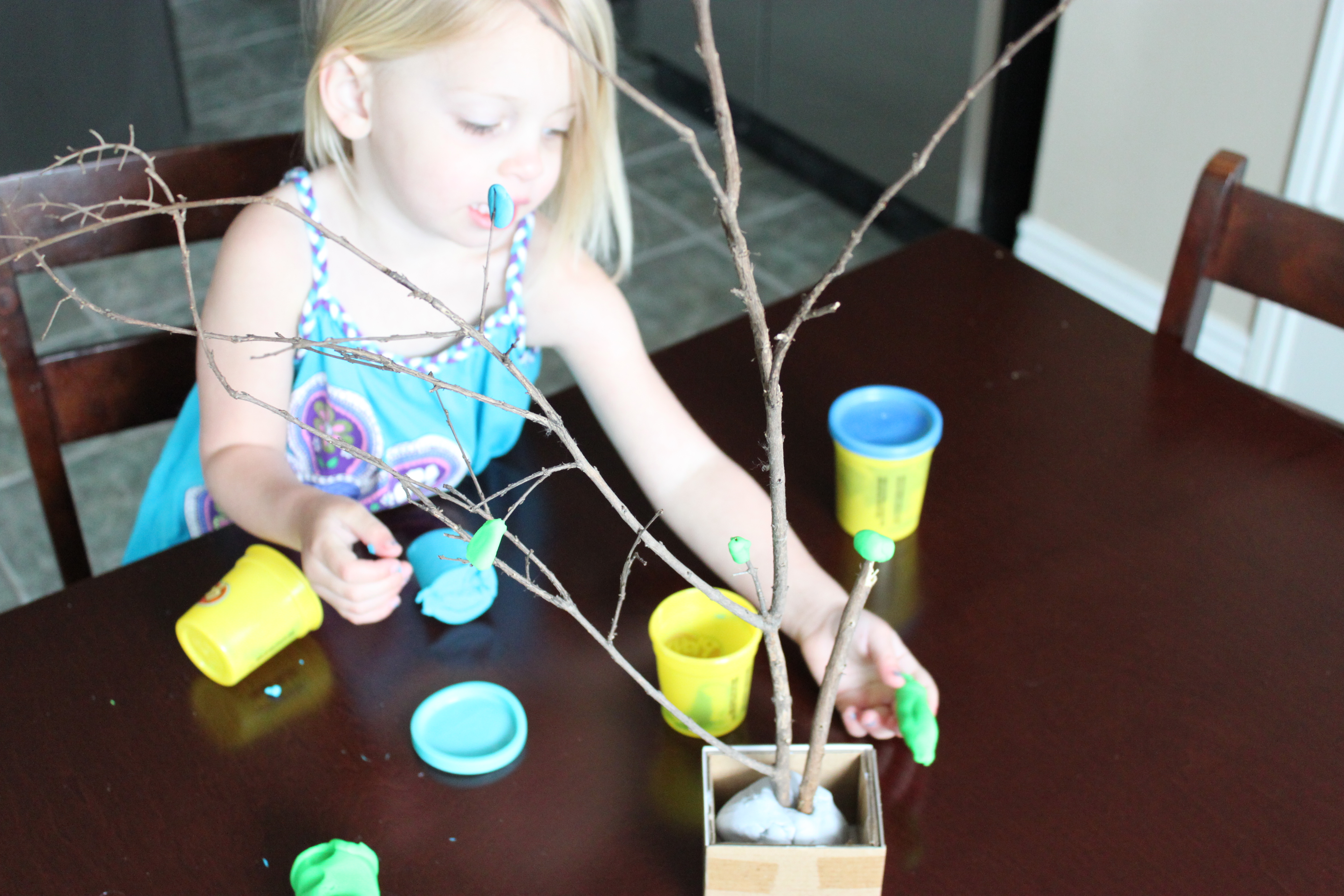 Play dough Tree
