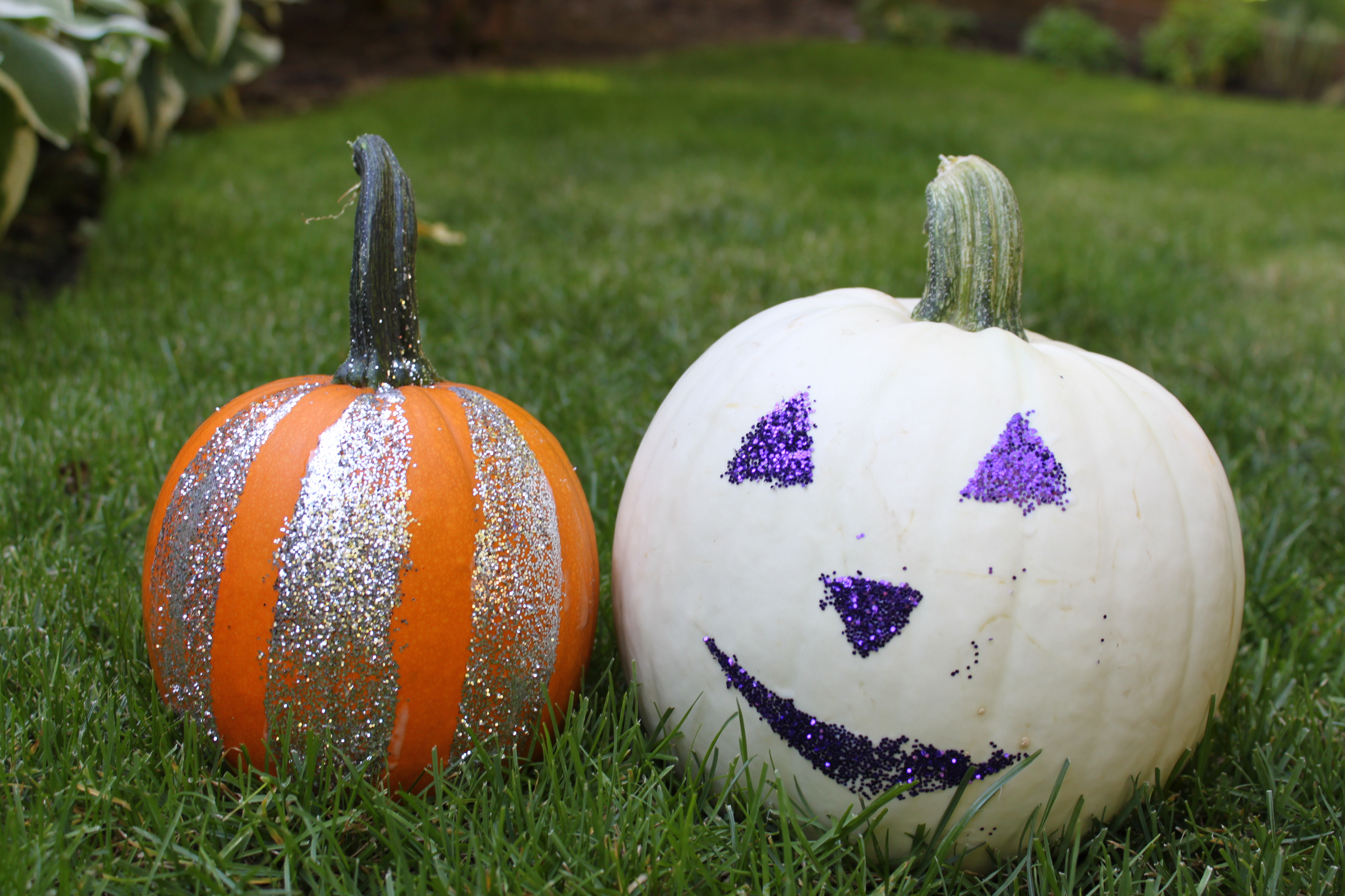Glitter Pumpkins
