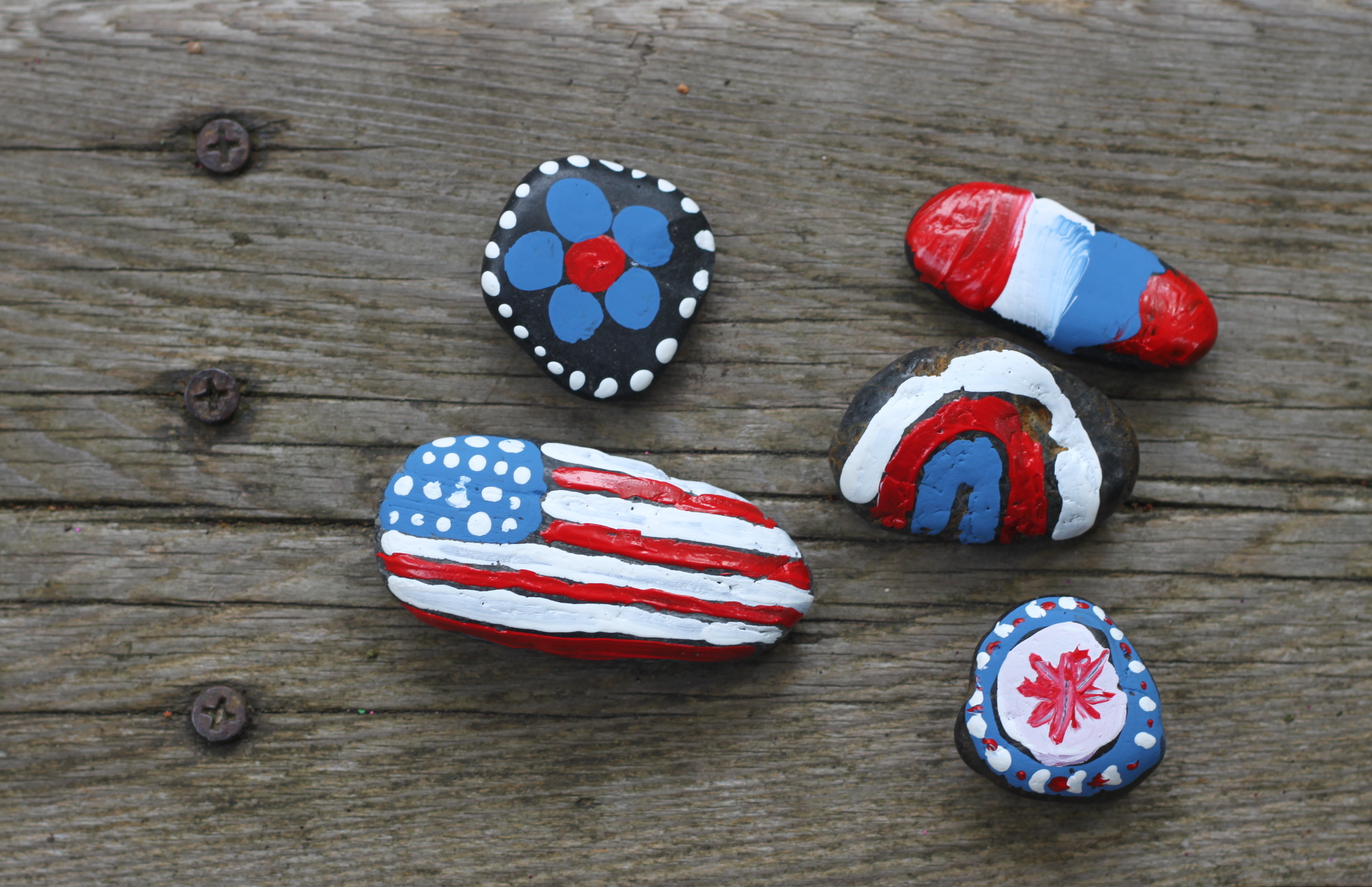 Patriotic Rocks