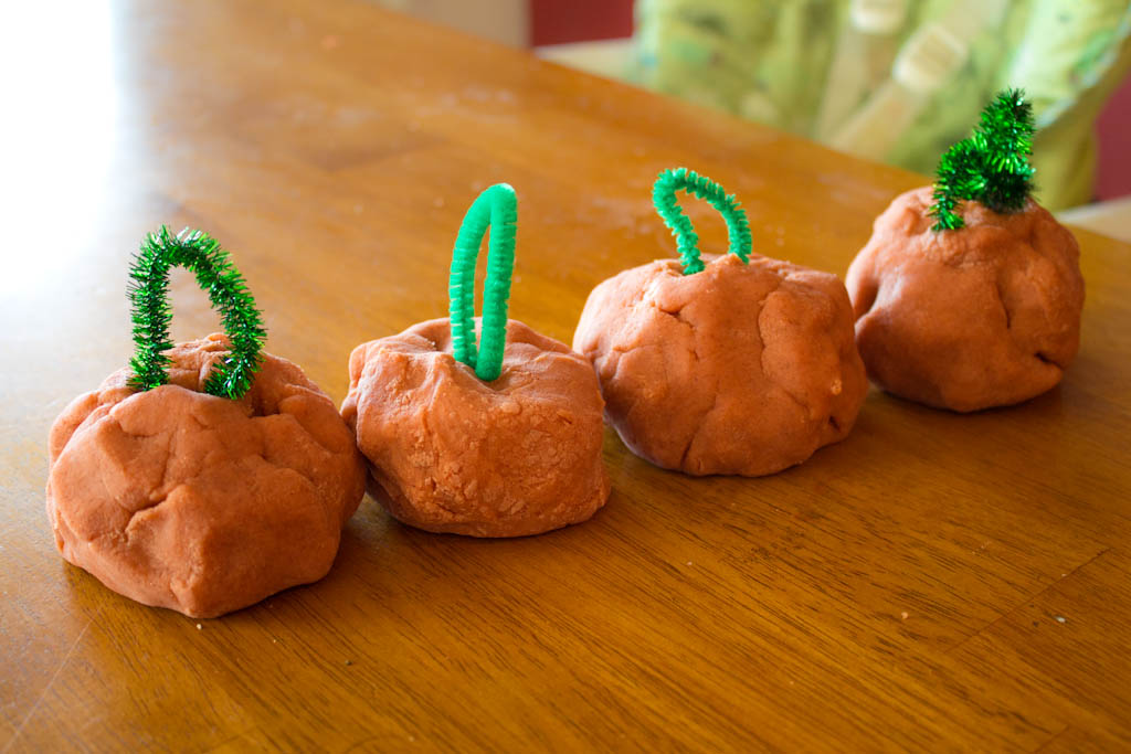 Pumpkin Spice Latte Play Dough