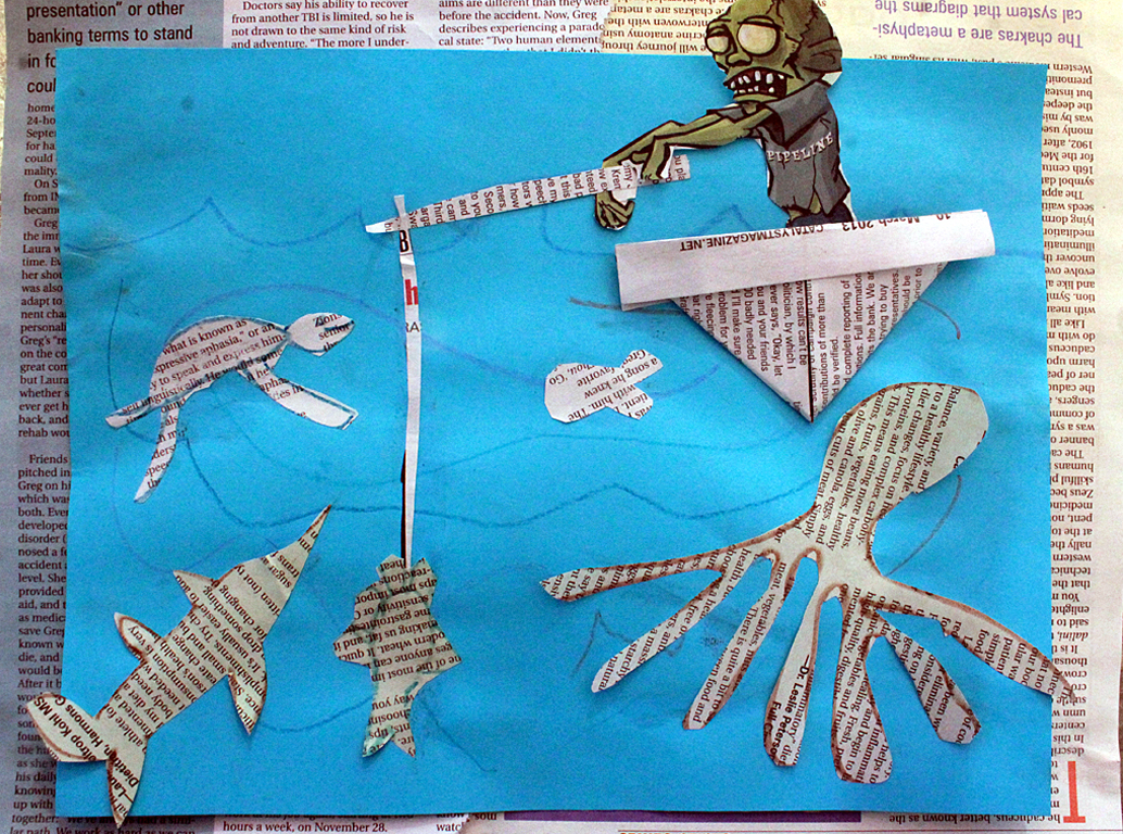 Newspaper Collage