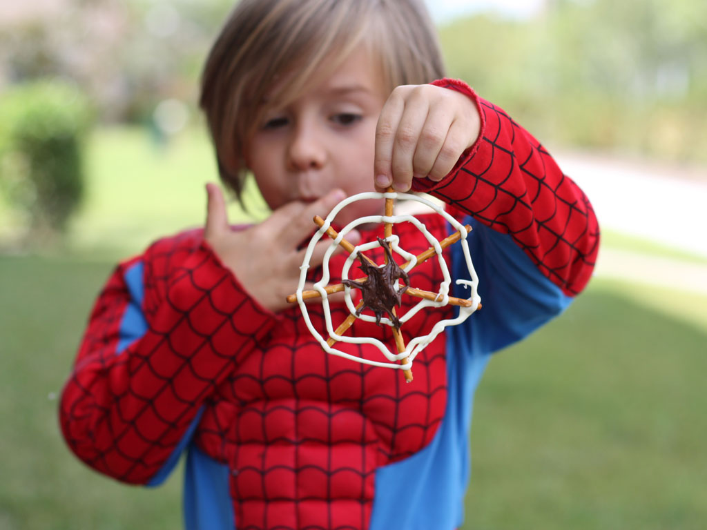 Spider Web Snacks