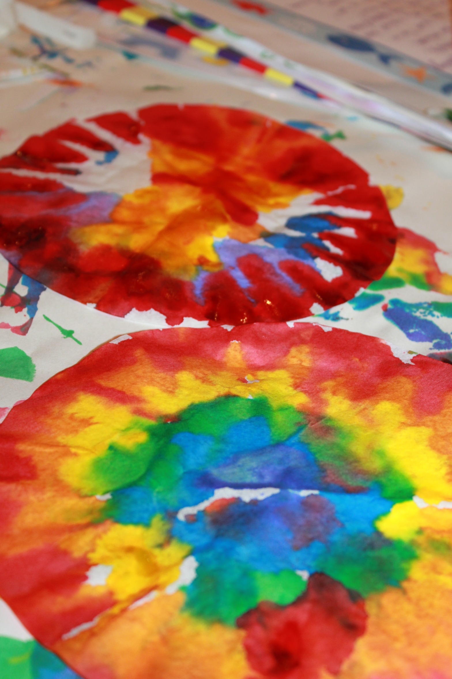 Coffee Filter Rainbows