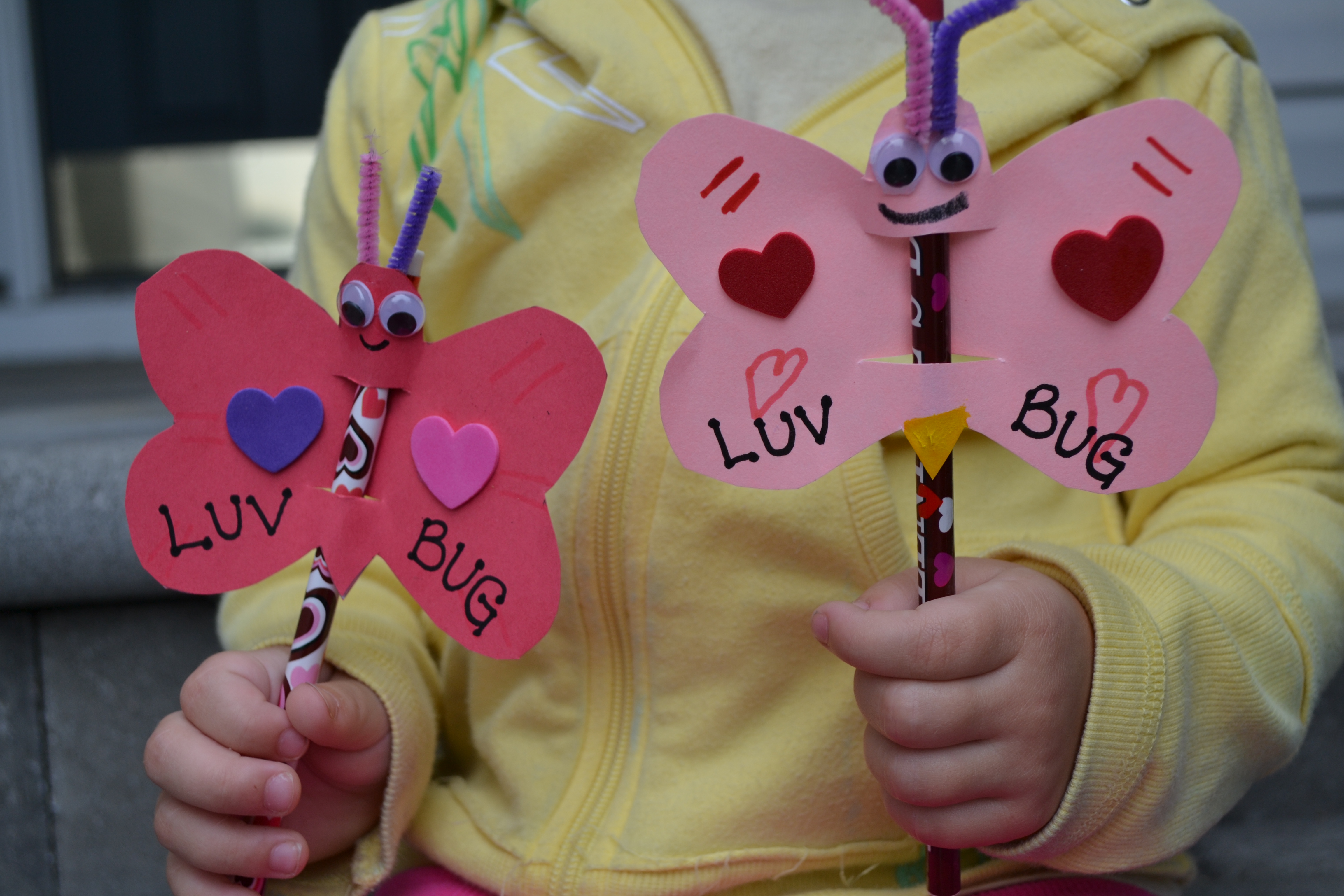 Love Bug Pencil Valentines