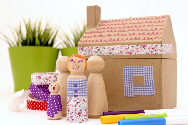 Washi Tape Dolls