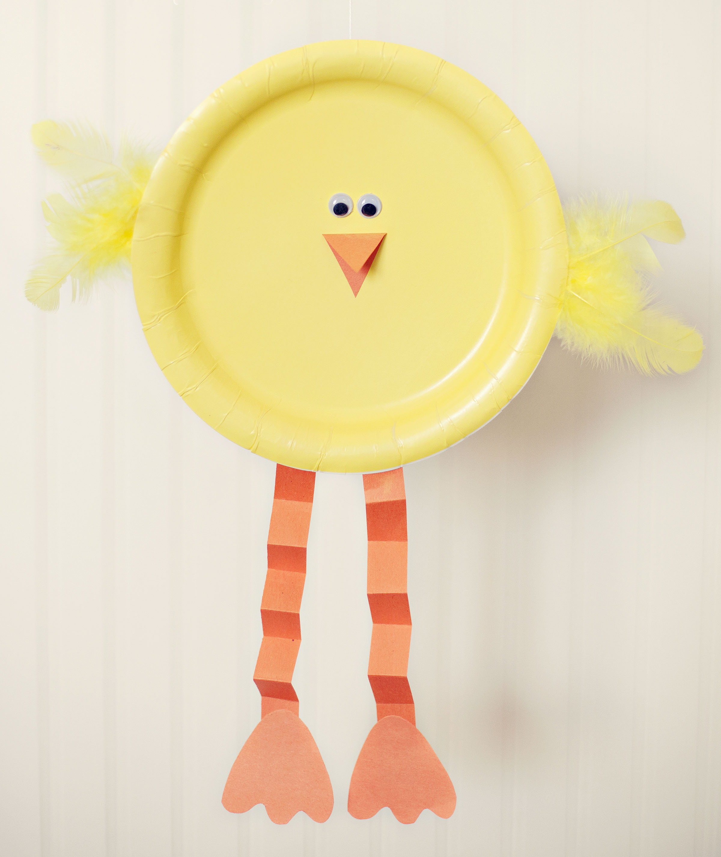 Paper Plate Easter Chick