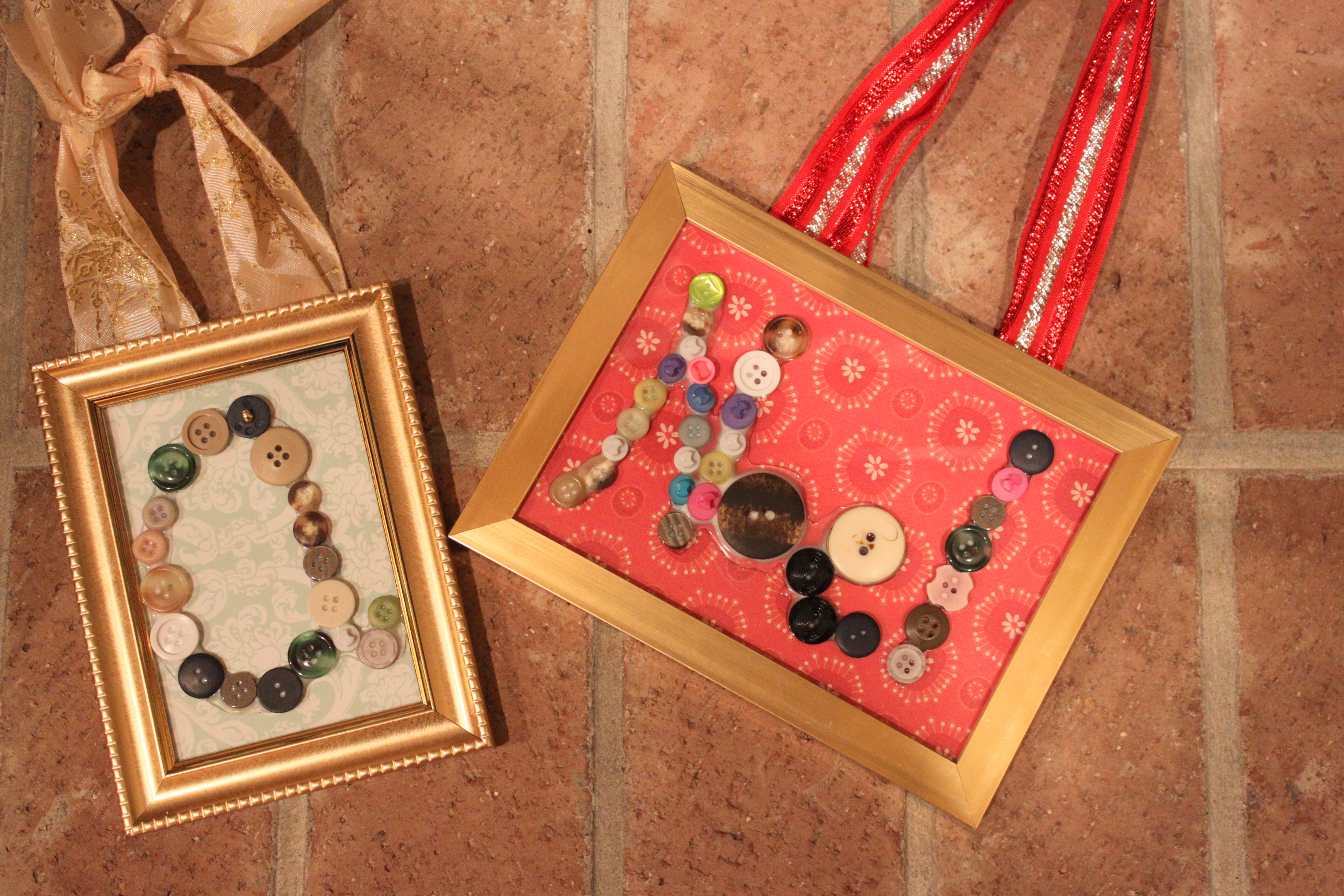 Holiday Button Art