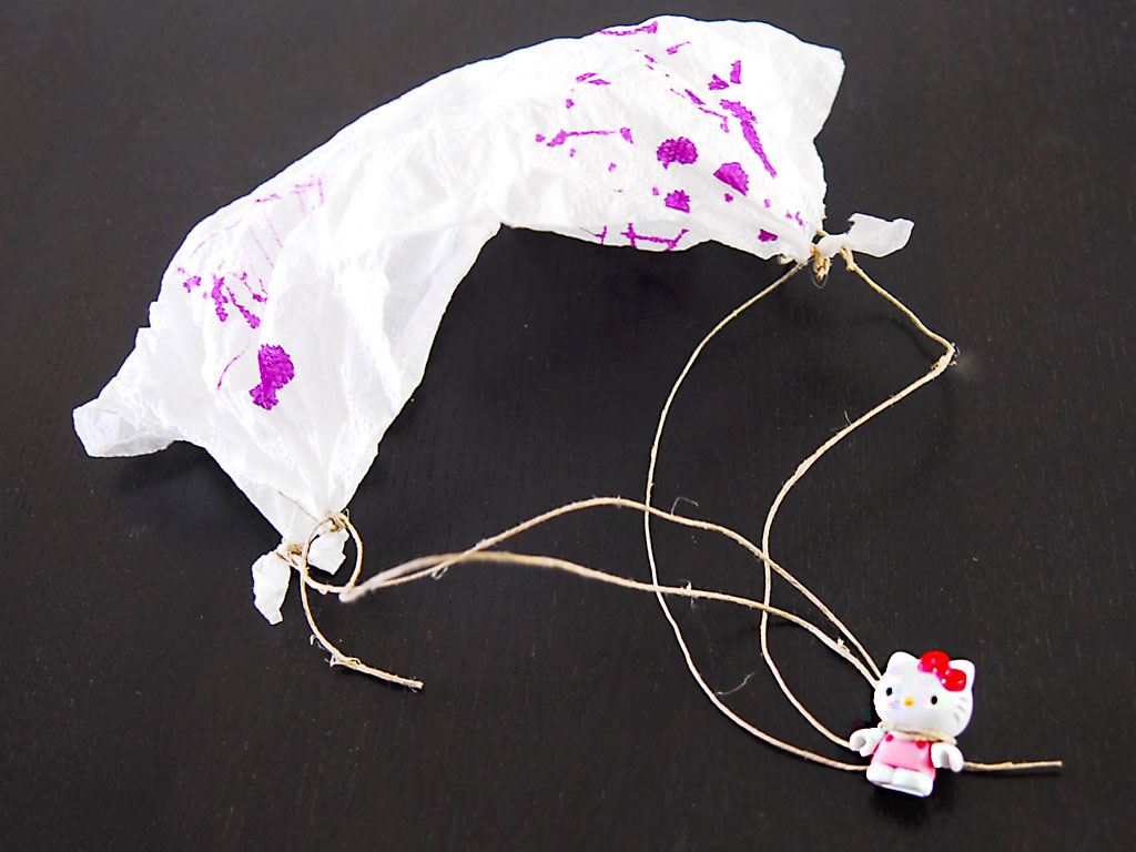 Paper Parachutes