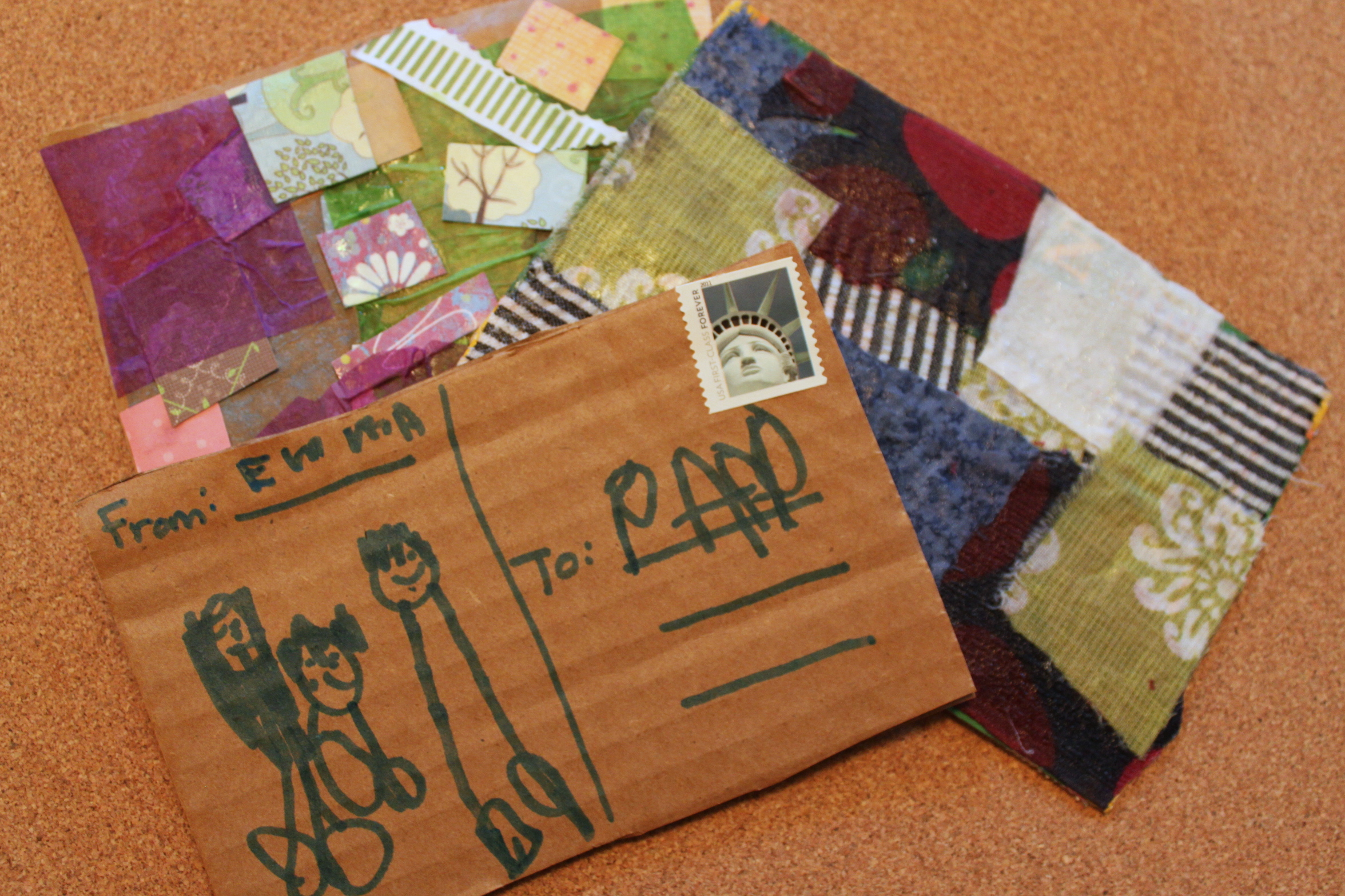 Cardboard Postcards
