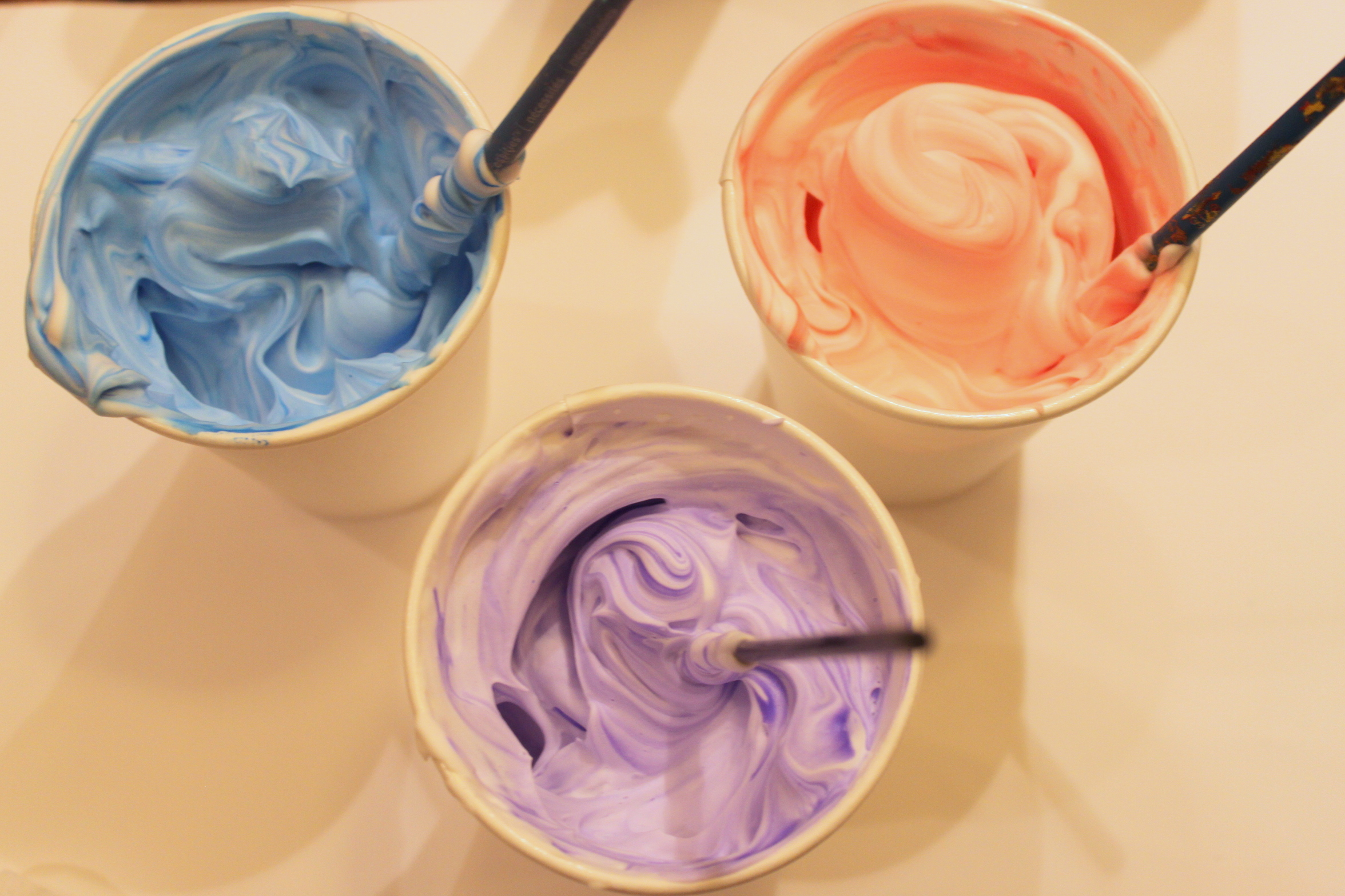 Shaving Cream Paint