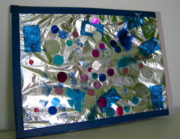 Sparkly Art Collage