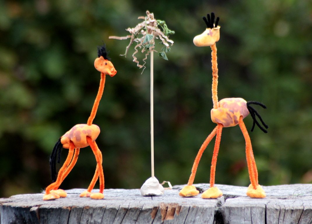 Poseable Giraffes