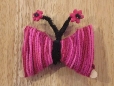 Yarn Butterflies