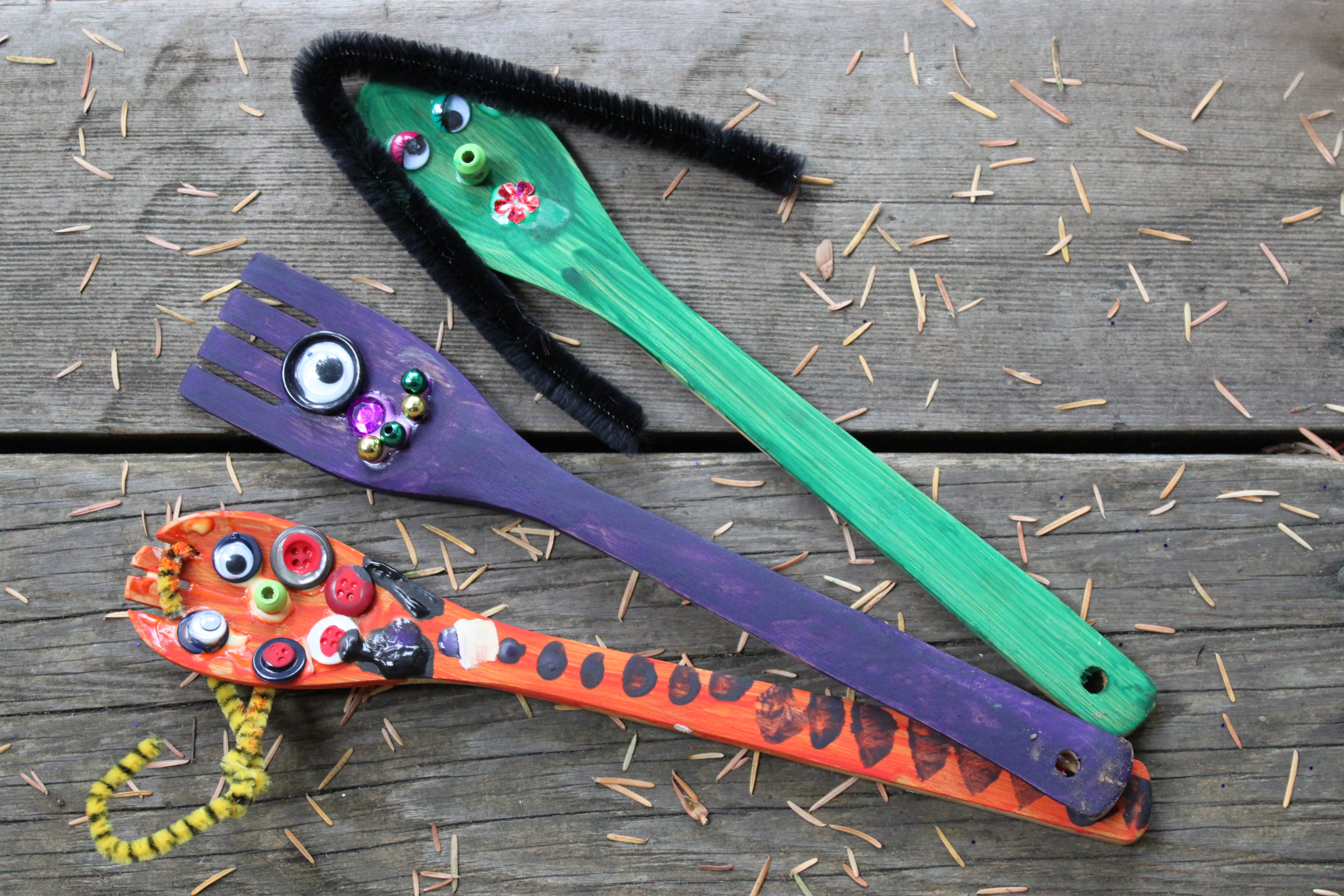 Wooden Spoon Monsters