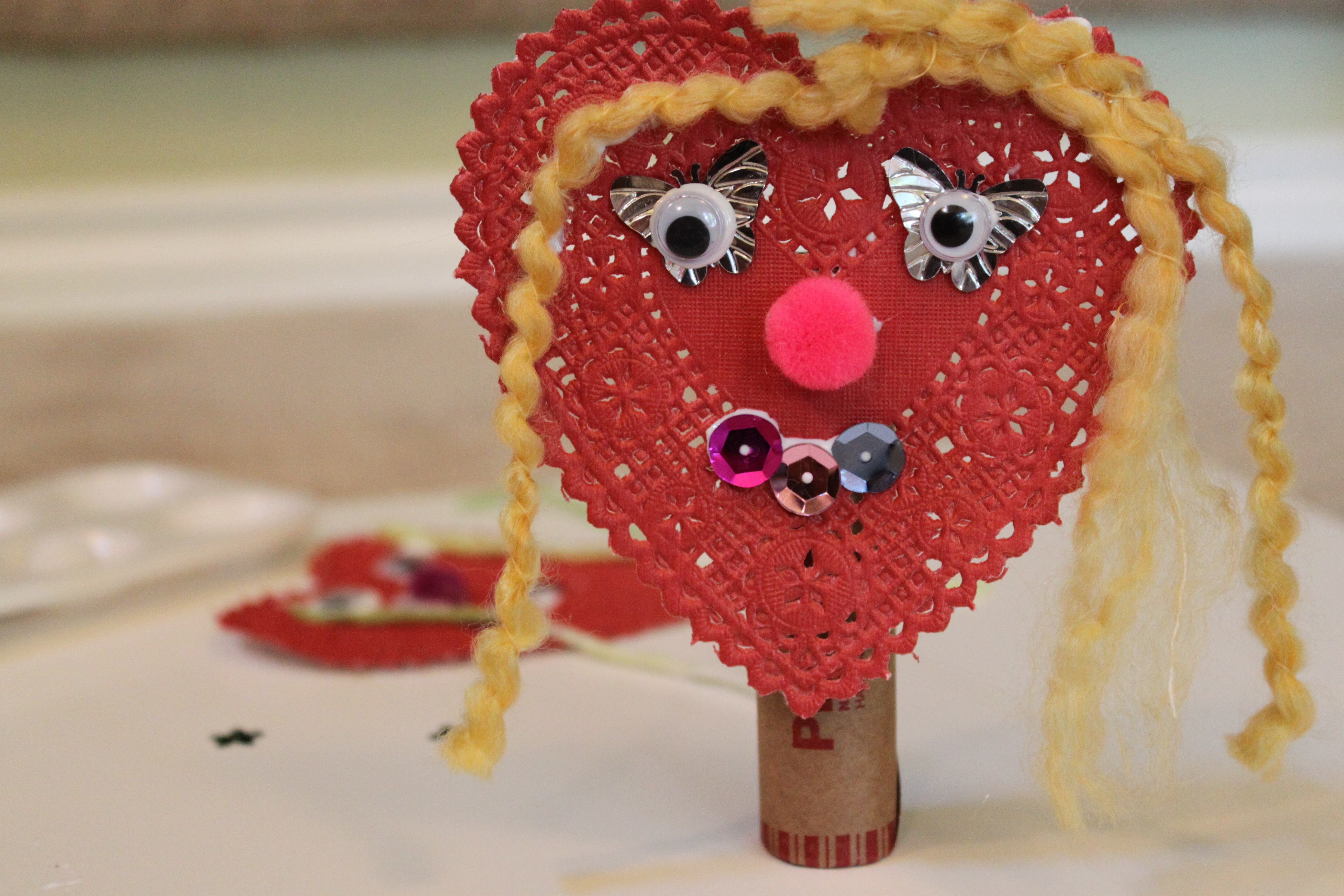 Coin Roll Finger Puppets