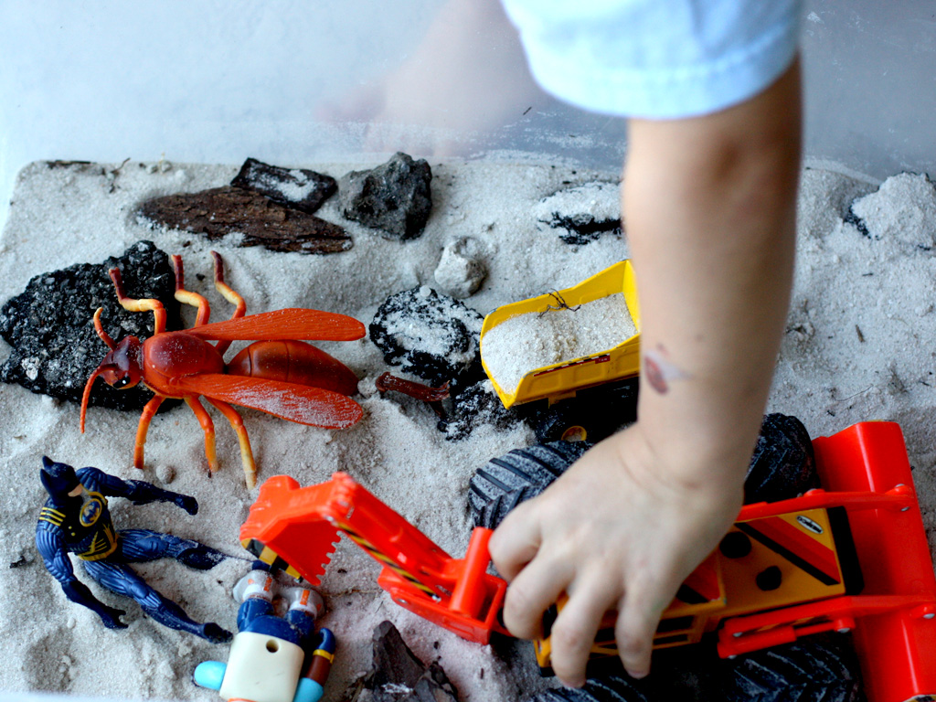 Sensory Construction Bucket