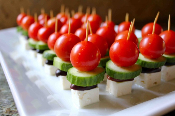Bite Sized Greek Salad