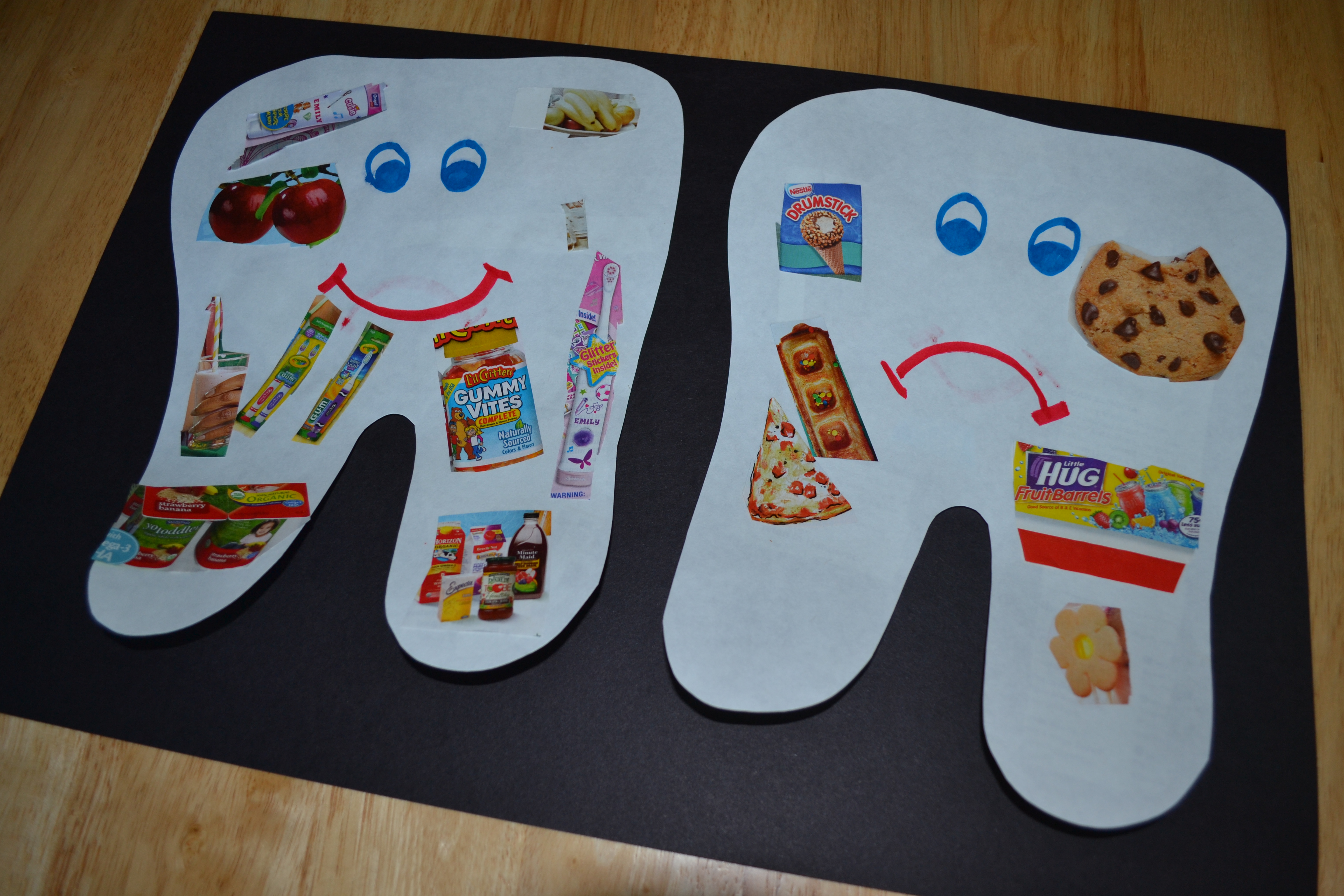 Happy Tooth, Sad Tooth Collage